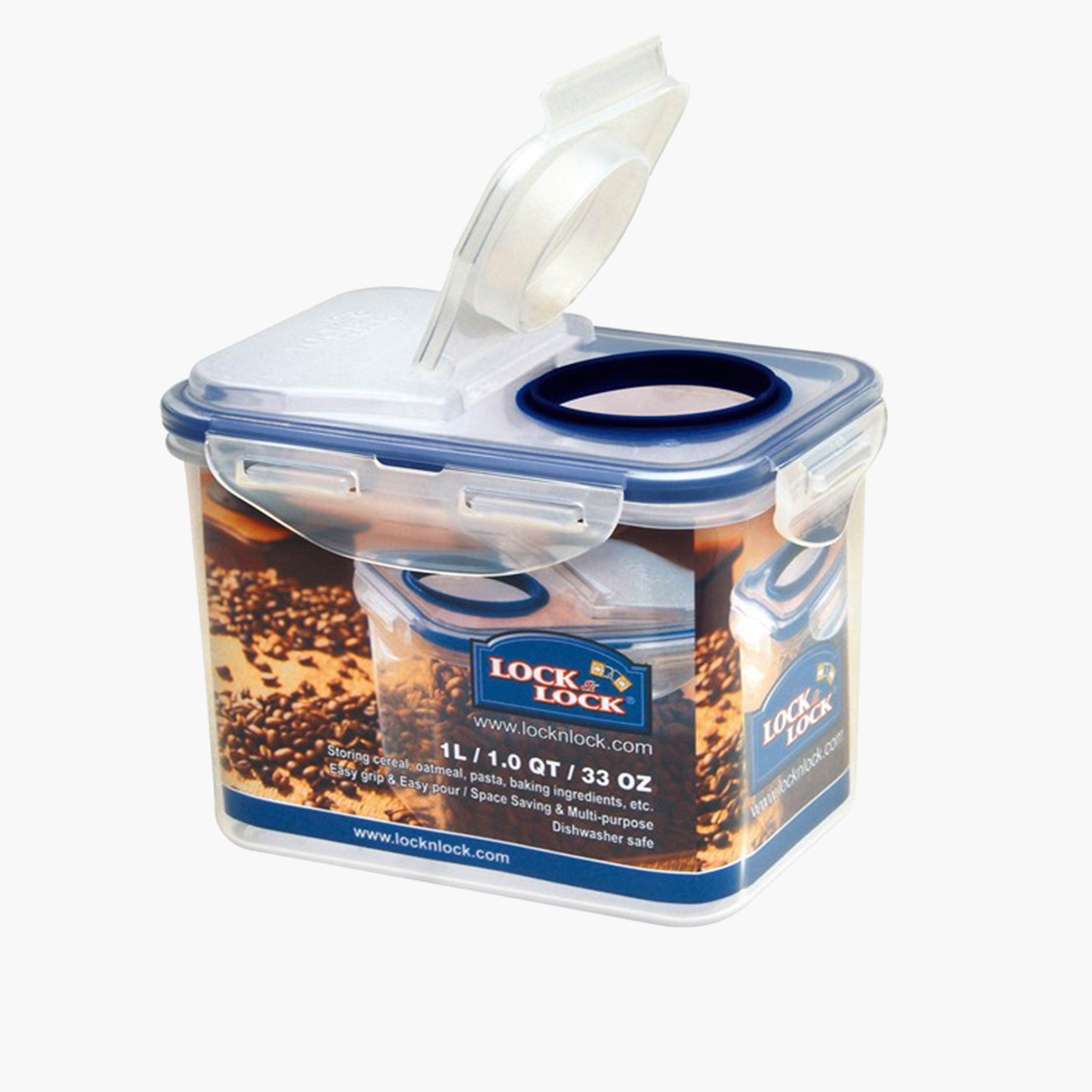 حاوية طعام بغطاء قابل للطي من لوك أند لوك - 1 لتر-household-kitchen-foodstorage-containers-image-1