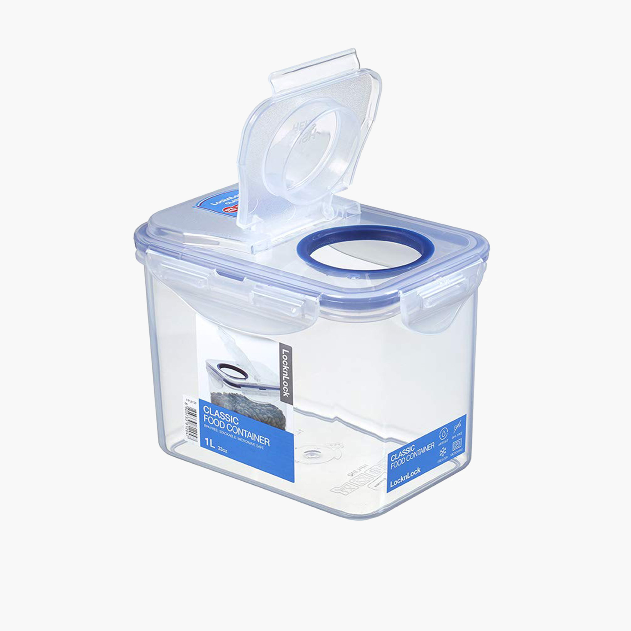 حاوية طعام بغطاء قابل للطي من لوك أند لوك - 1 لتر-household-kitchen-foodstorage-containers-image-2