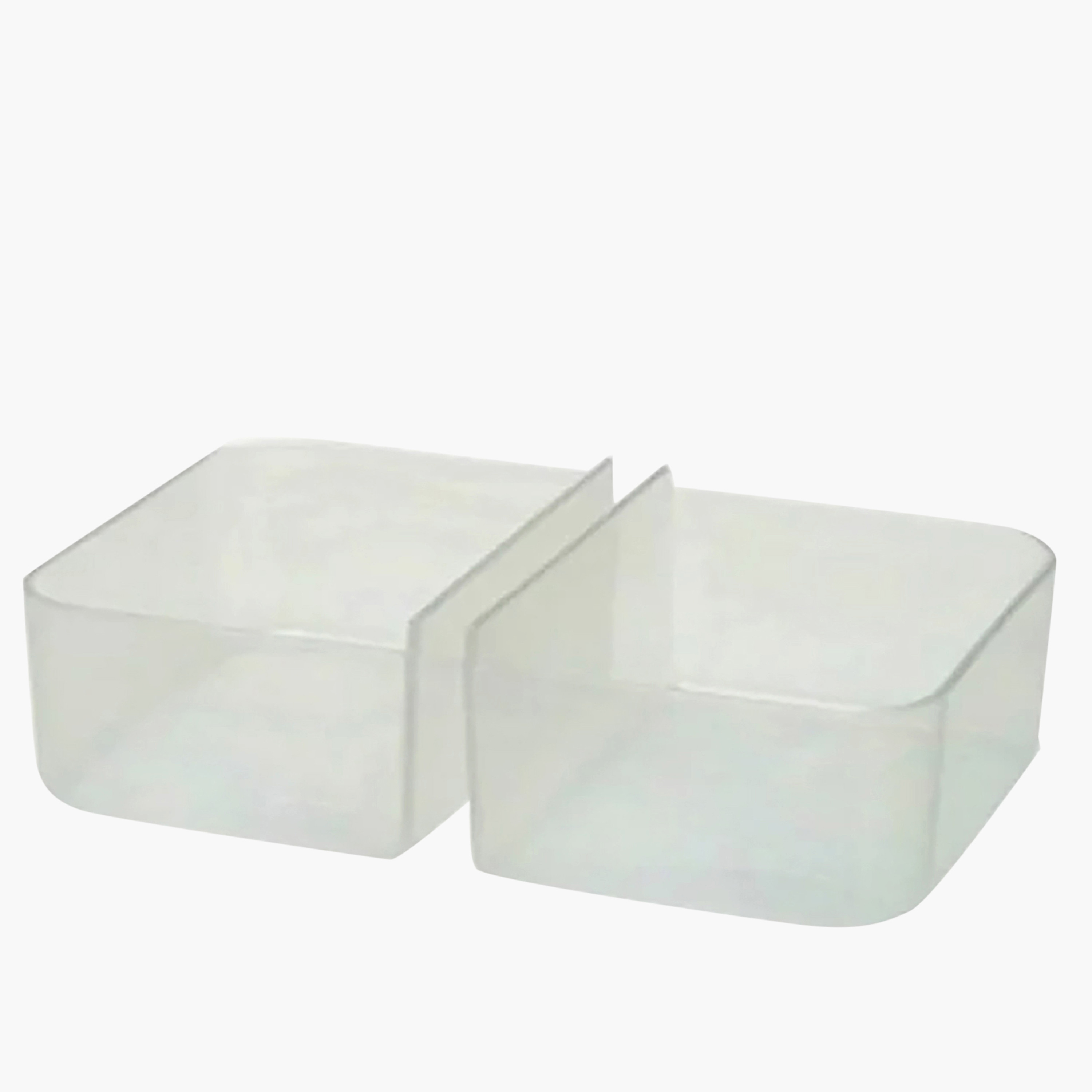 LocknLock Classic Rectangular 2-Compartment Food Container with Clip Lock Lid - 460 ml-household-kitchen-foodstorage-containers-image-1