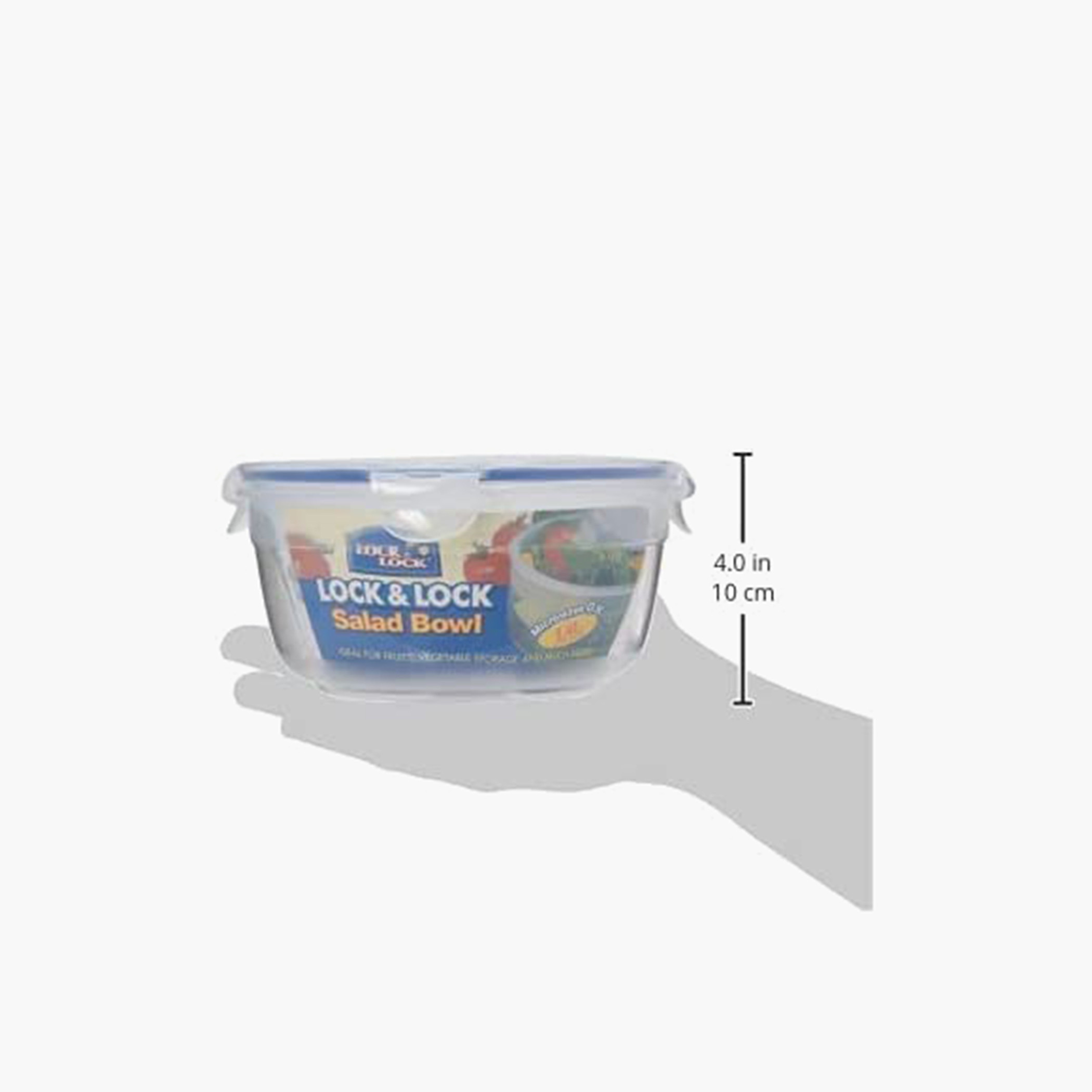 وعاء سلطة مستدير مع غطاء بقفل مشبك من لوك أن لوك - 1.4 لتر-household-kitchen-foodstorage-containers-image-4