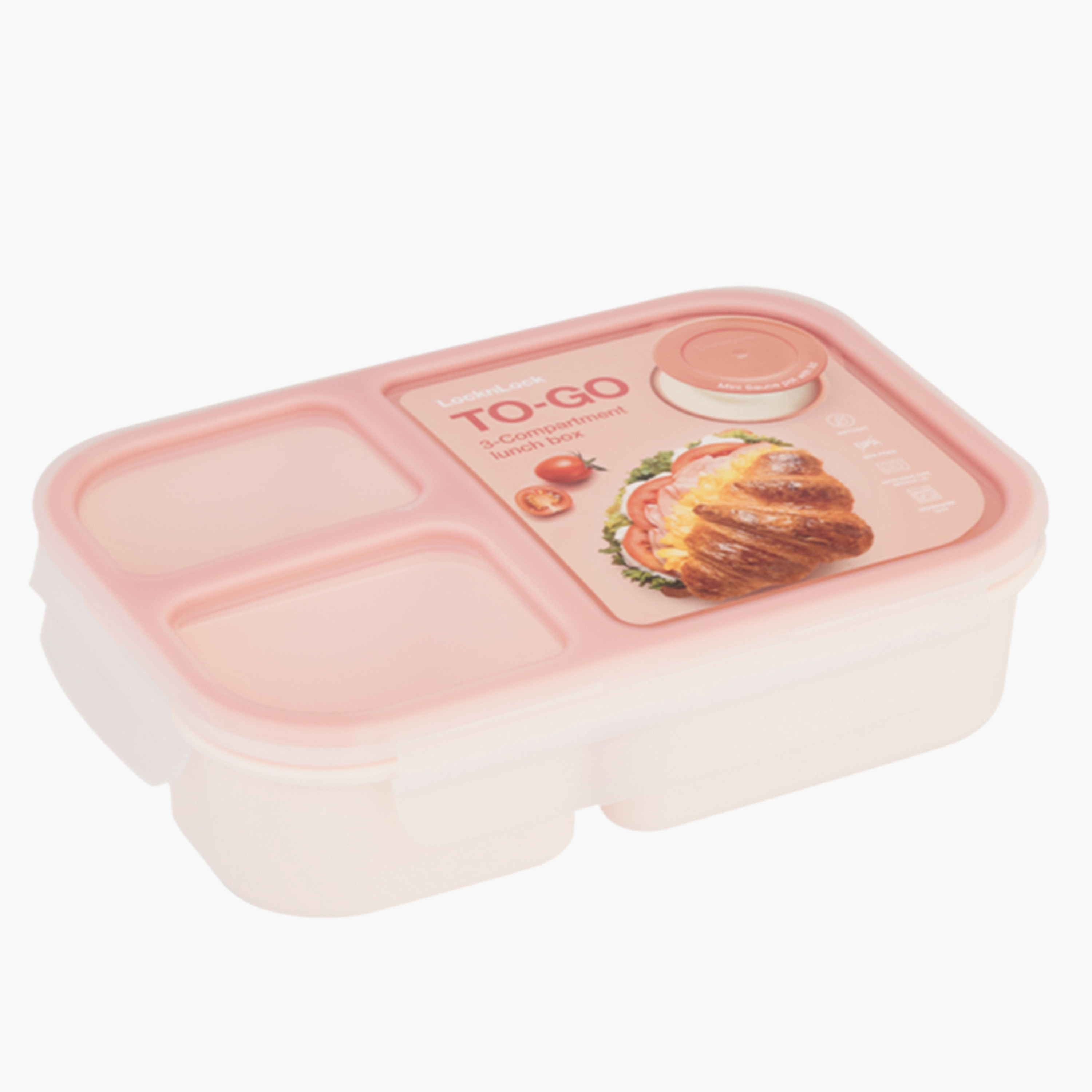 LocknLock Rectangular 3-Compartment Lunch Box - 980 ml-school-lunchessentials-lunchboxes-image-1