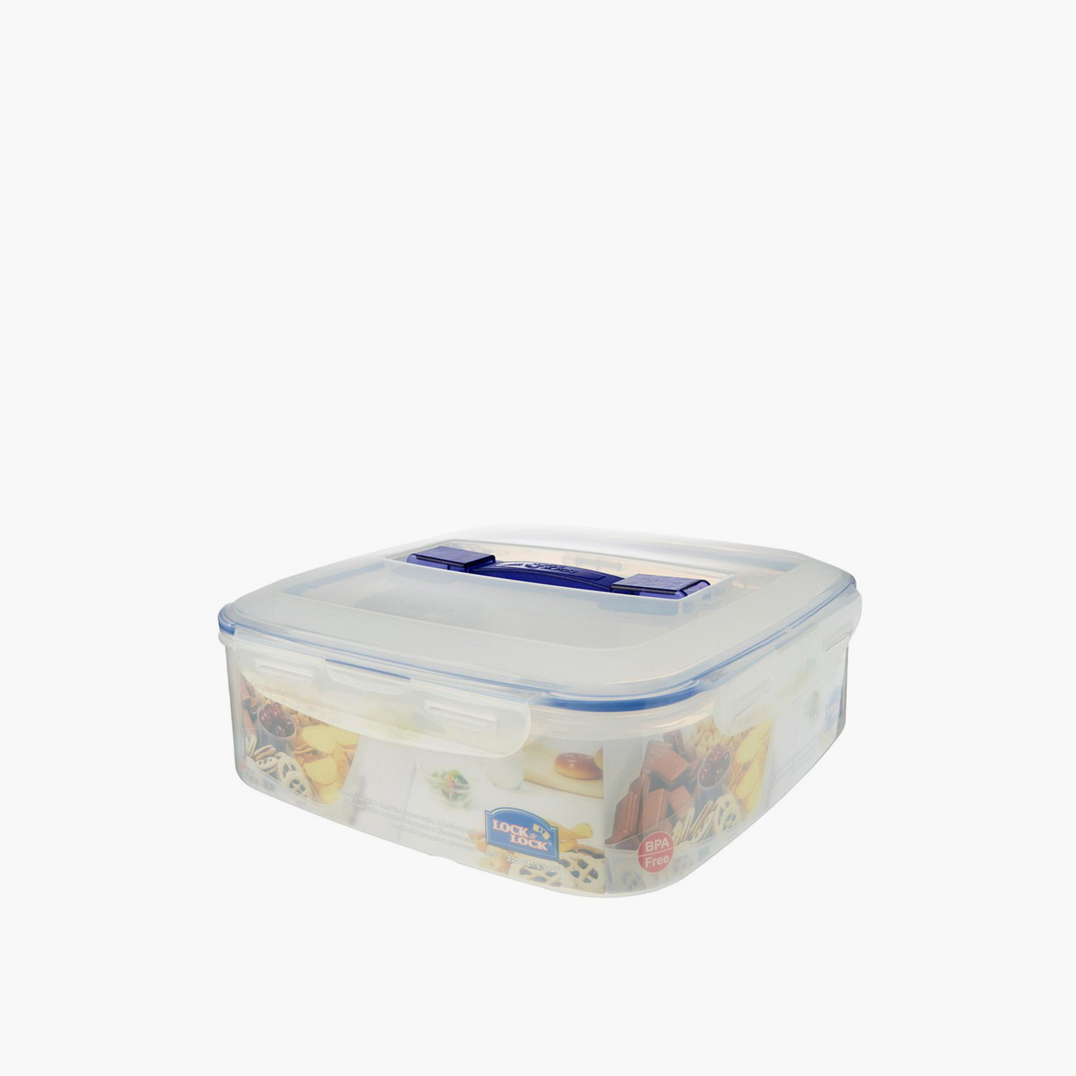 حاوية طعام بغطاء بقفل مشبك من لوك أن لوك - 6.5 لتر-household-kitchen-foodstorage-containers-image-5