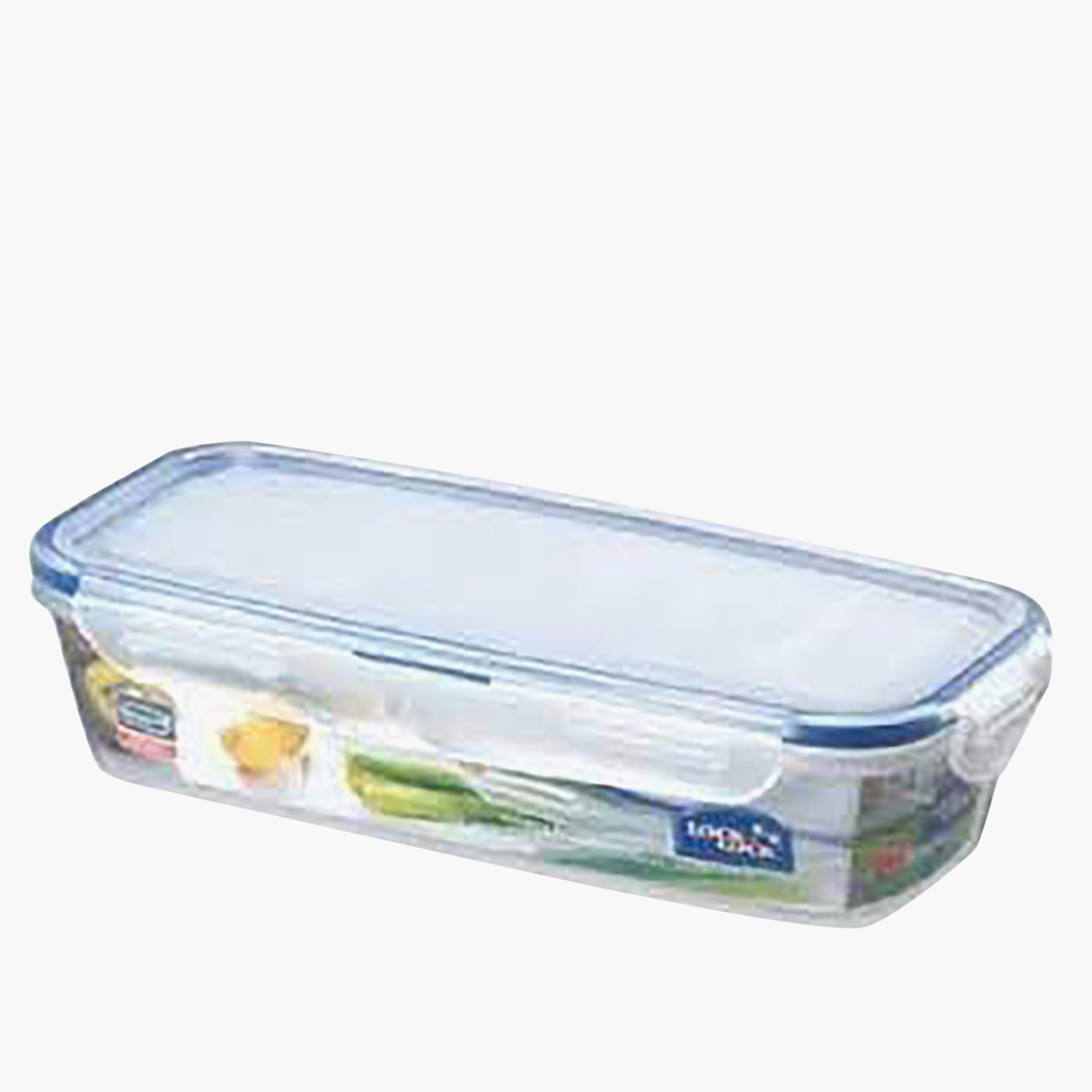 LocknLock Solid Rectangle Lunch Box with Clip Lock Lid - 620 ml-school-lunchessentials-lunchboxes-image-1