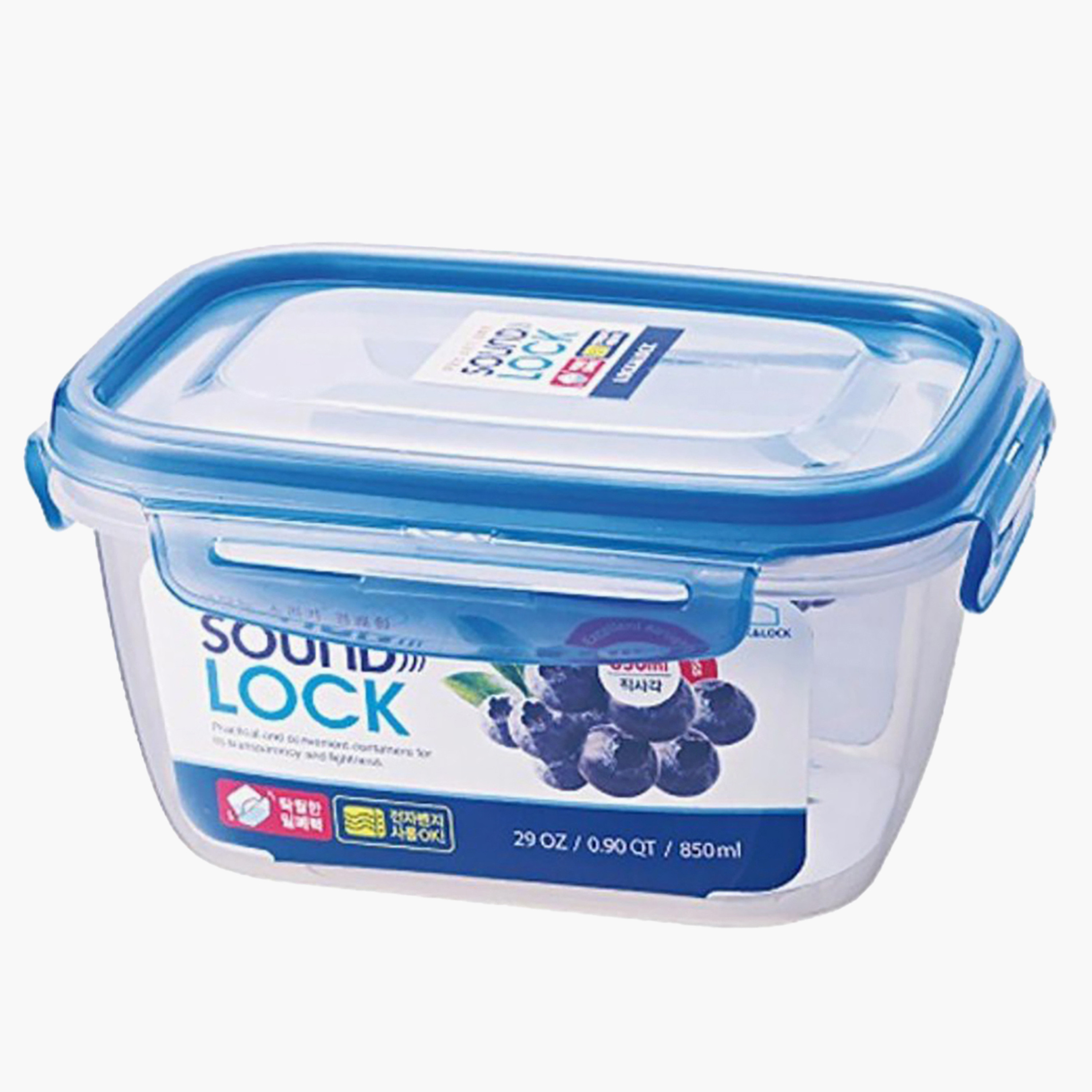 LocknLock Food Container with Clip-On Lid - 850 ml-household-kitchen-foodstorage-containers-image-1
