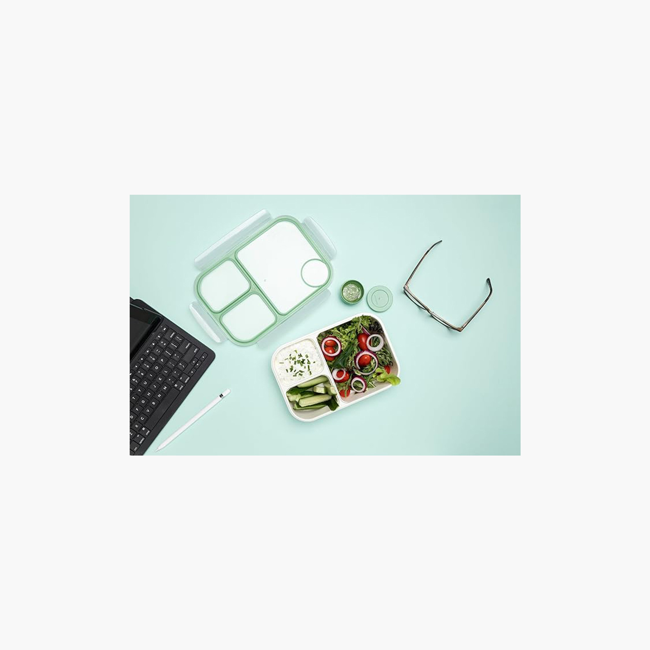 صندوق غداء سادة مقسم مع غطاء بقفل مشبك من لوك آند لوك - 1.5 لتر-school-lunchessentials-lunchboxes-image-5