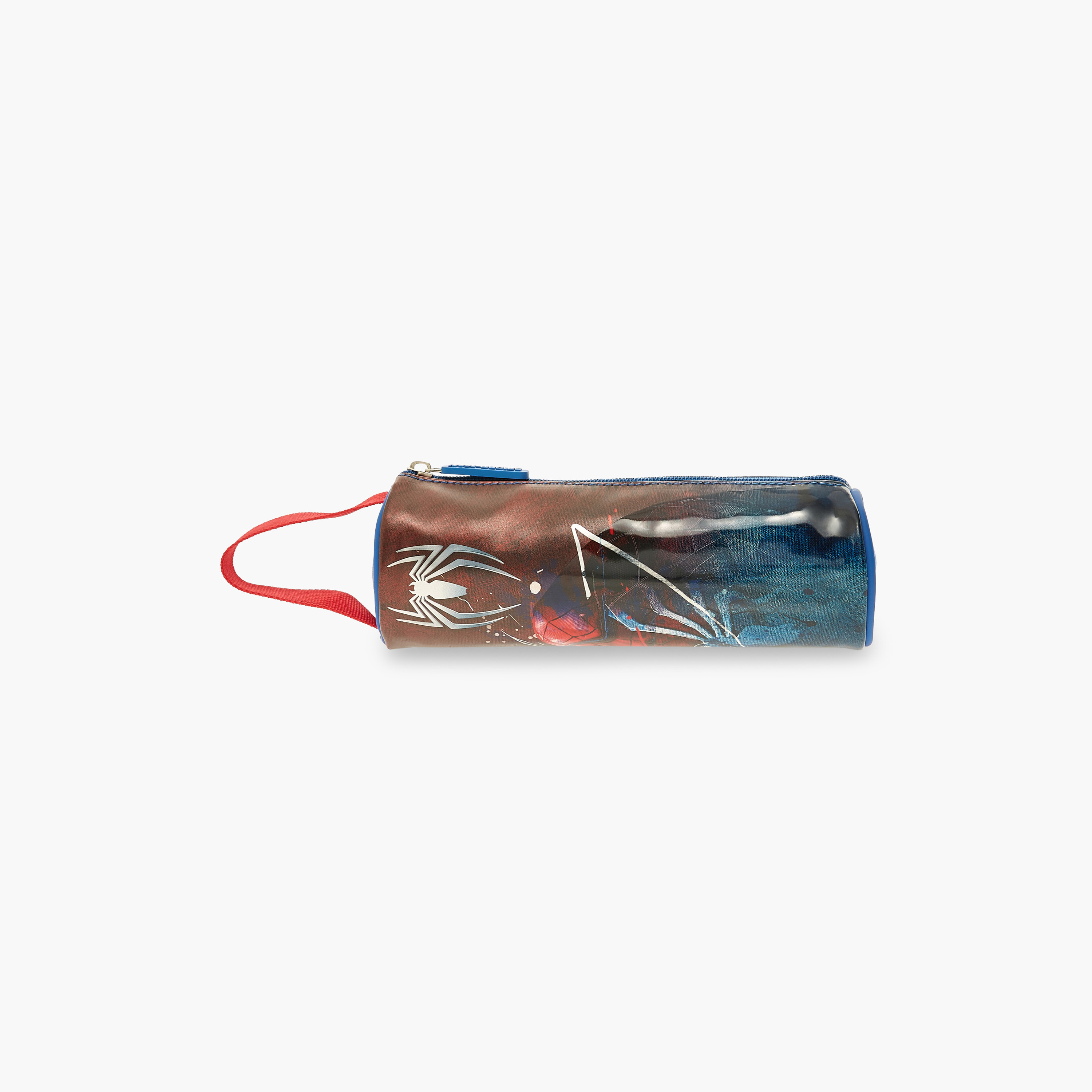 Spider-Man Print Pencil Pouch with Zip Closure-school-stationery-pencilcases-image-1