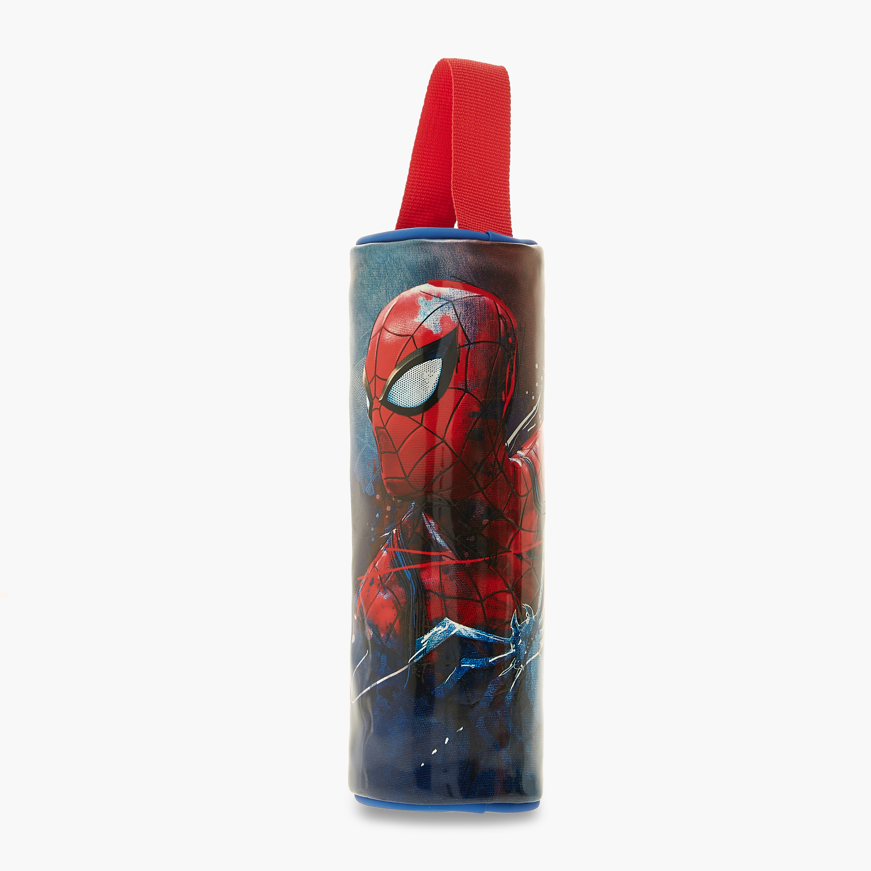 Spider-Man Print Pencil Pouch with Zip Closure-school-stationery-pencilcases-image-5