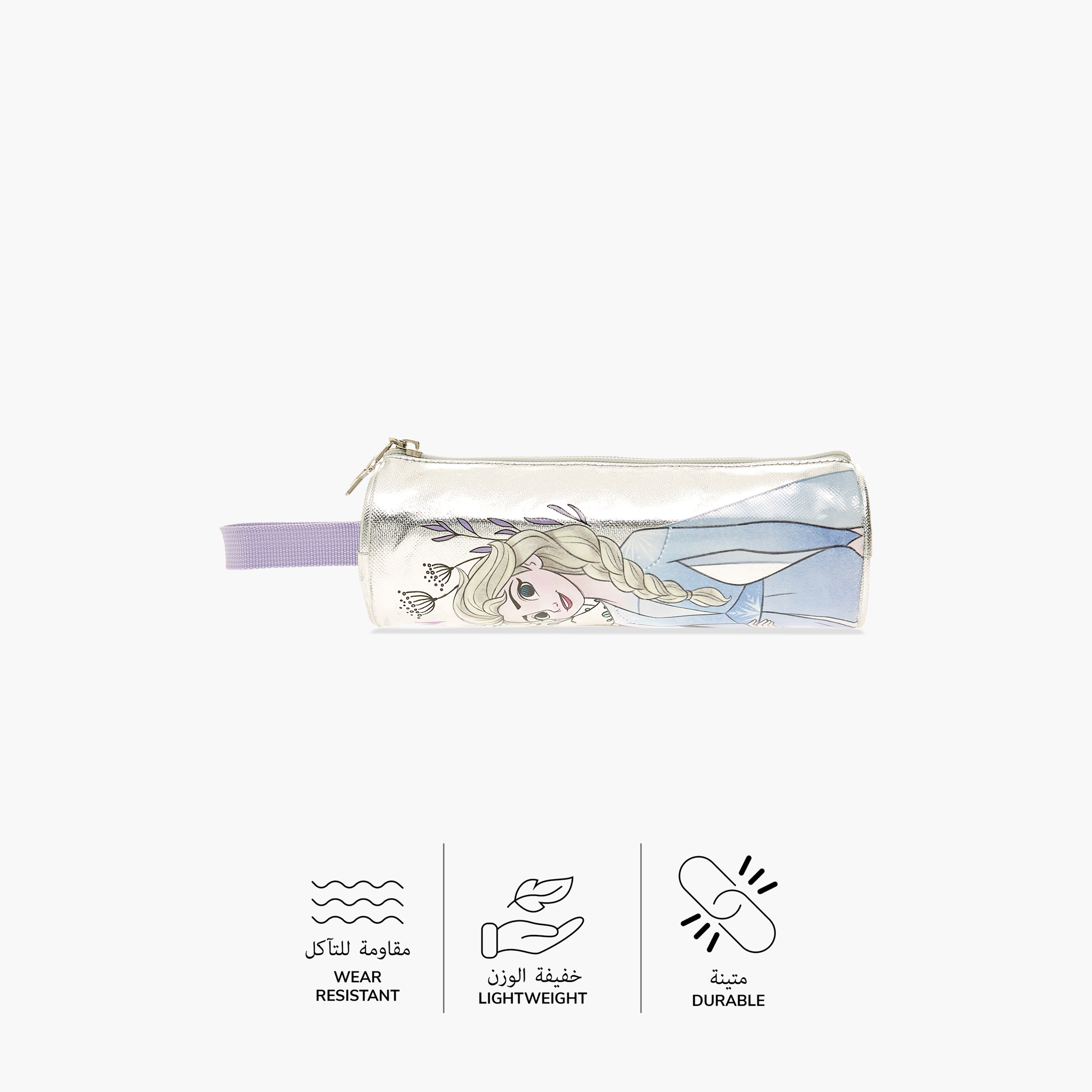 مقلمة بسحاب إغلاق وطبعات فروزن من ديزني-school-stationery-pencilcases-image-4