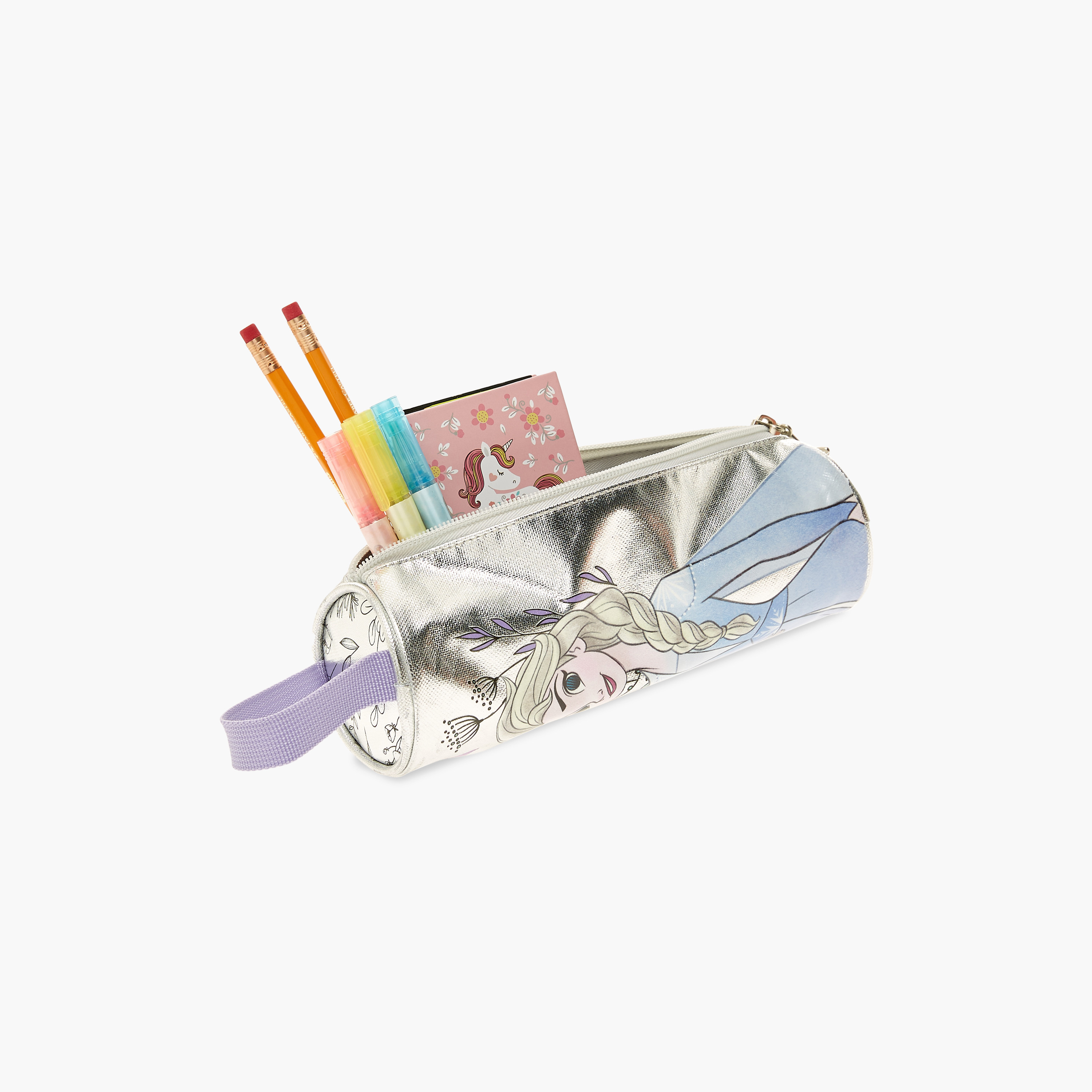 مقلمة بسحاب إغلاق وطبعات فروزن من ديزني-school-stationery-pencilcases-image-9