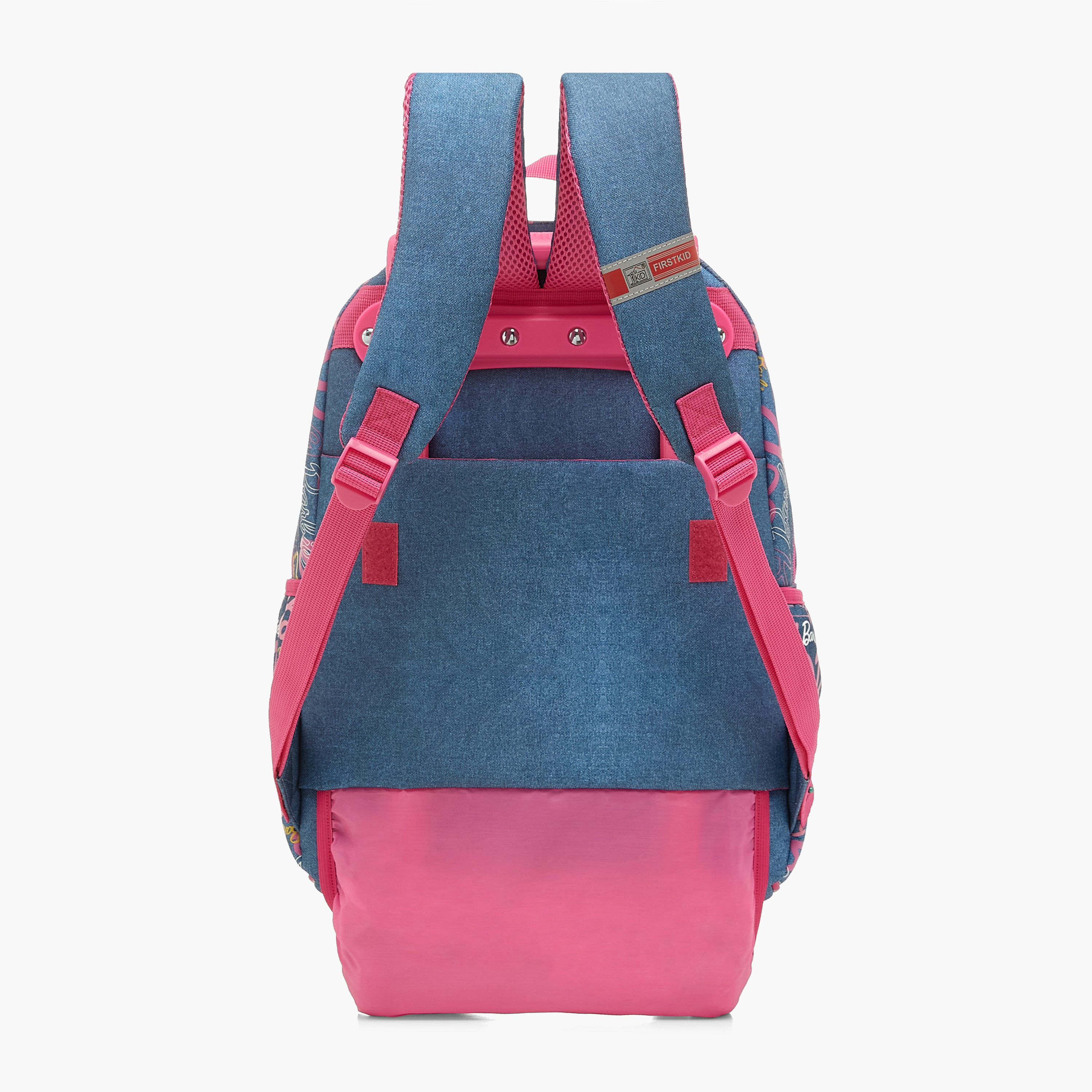 Barbie Printed Trolley Backpack with Retractable Handle - 16 inches-school-bagsandbackpacks-trolleybags-image-3