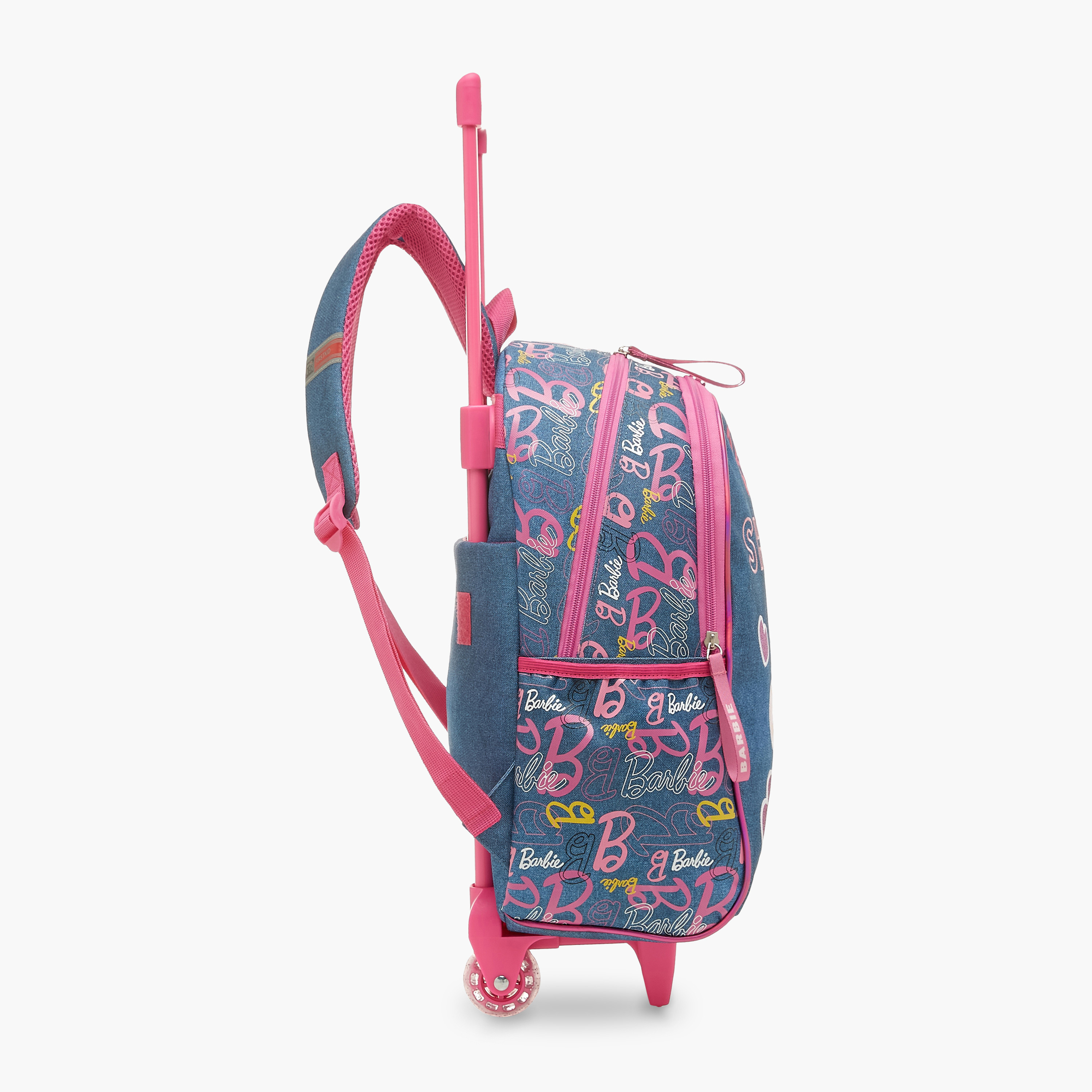 Barbie Printed Trolley Backpack with Retractable Handle - 16 inches-school-bagsandbackpacks-trolleybags-image-7