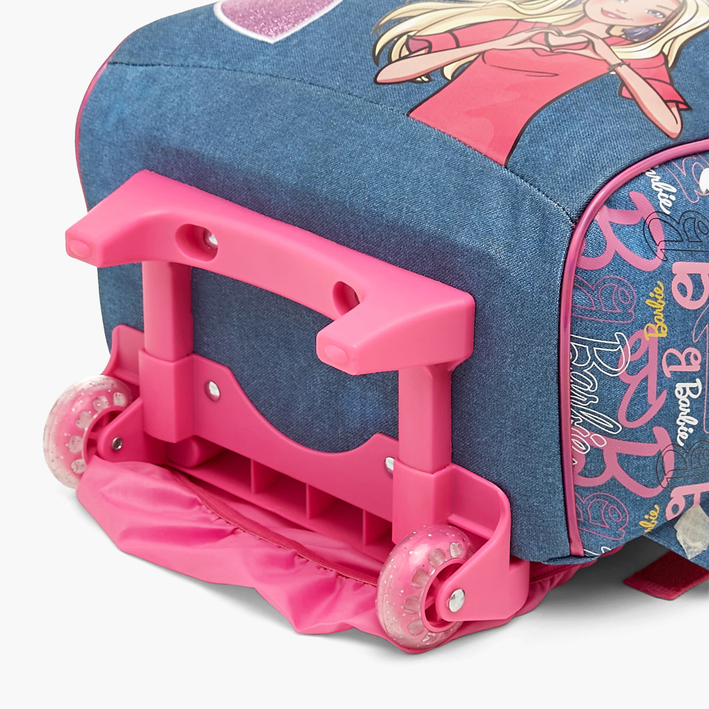 Barbie Printed Trolley Backpack with Retractable Handle - 16 inches-school-bagsandbackpacks-trolleybags-image-9