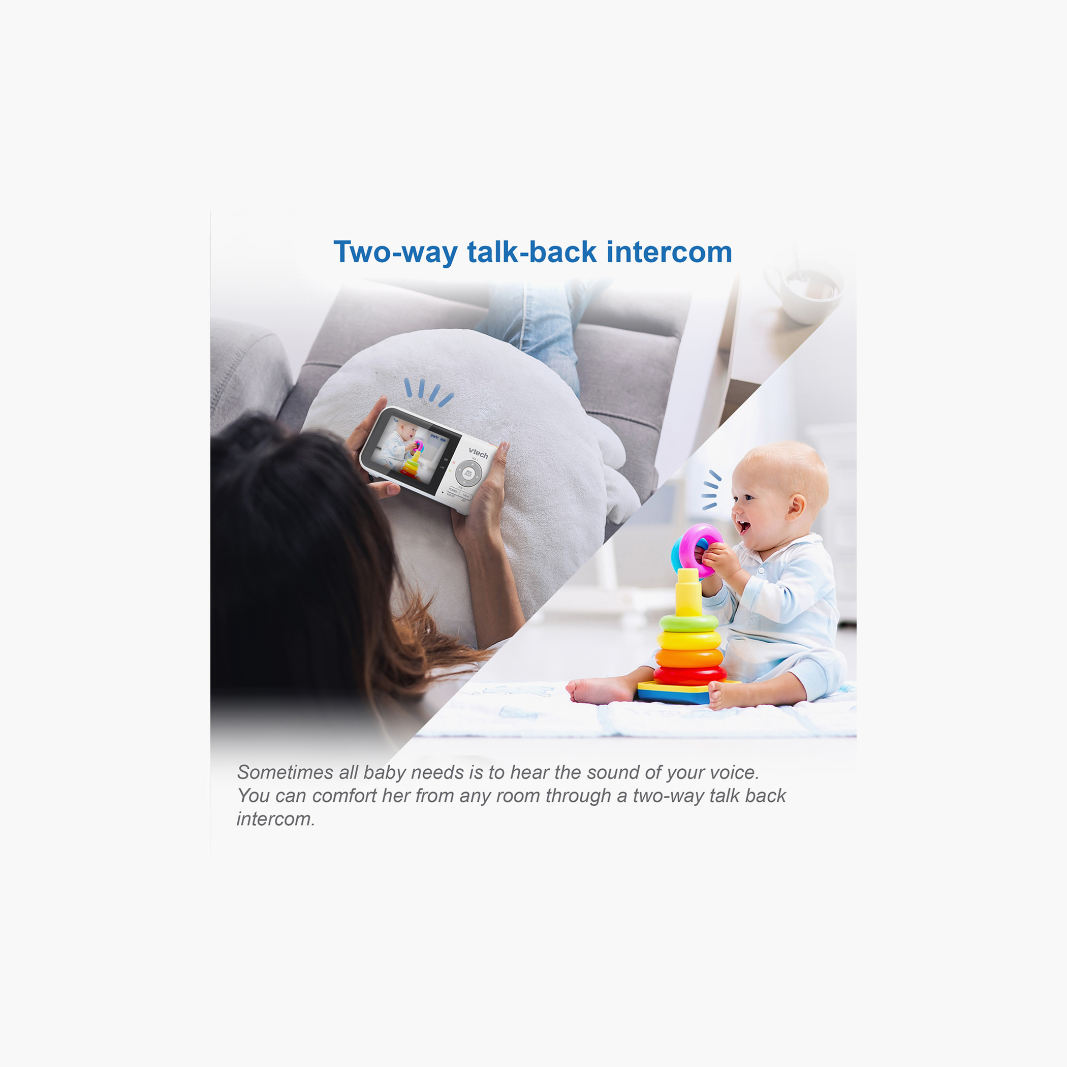 VTech 2.8-inch Video Monitor with Night Light-cpbaby-healthandsafety-babymonitors-image-5