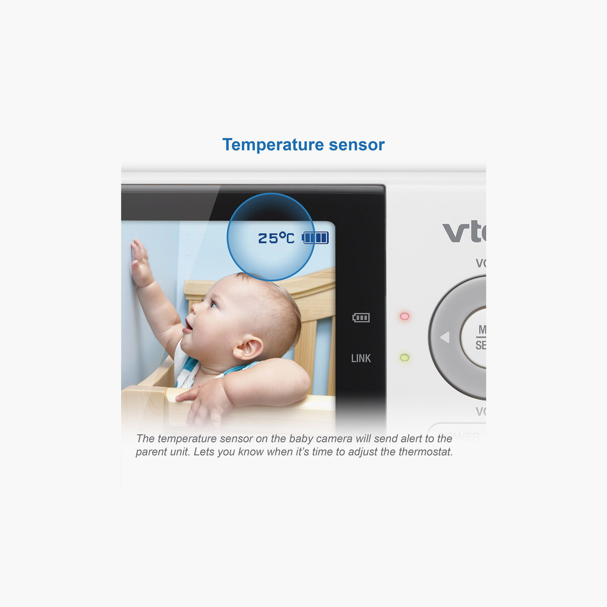 VTech 2.8-inch Video Monitor with Night Light-cpbaby-healthandsafety-babymonitors-image-6
