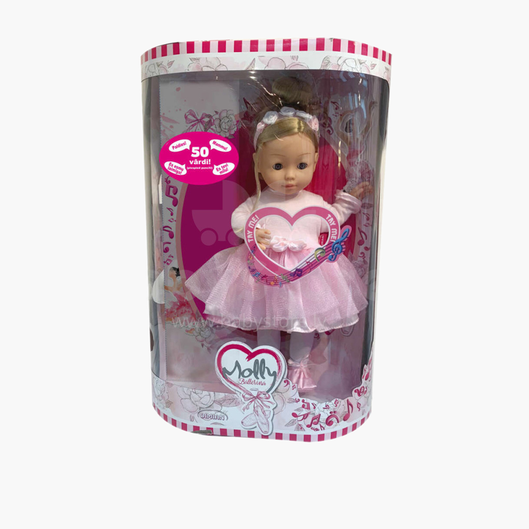 Bambolina Molly Musical Ballerina Doll