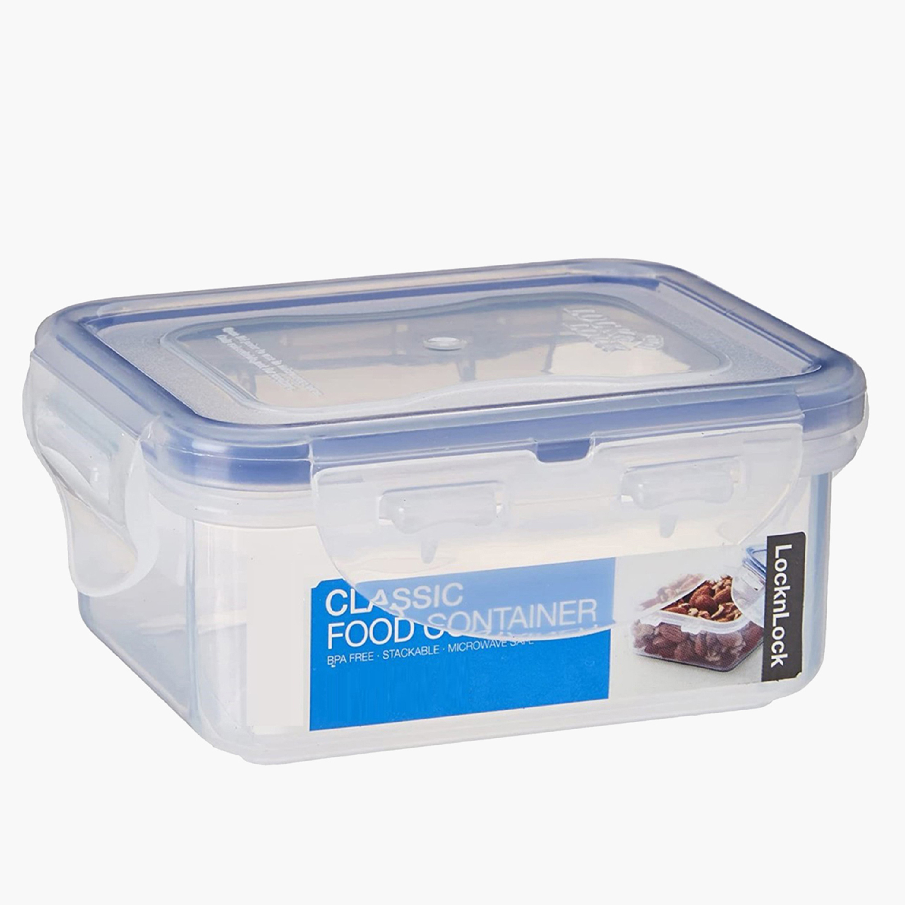 Buy LocknLock Rectangular Food Container with Clip Lock Lid - 470 ml ...