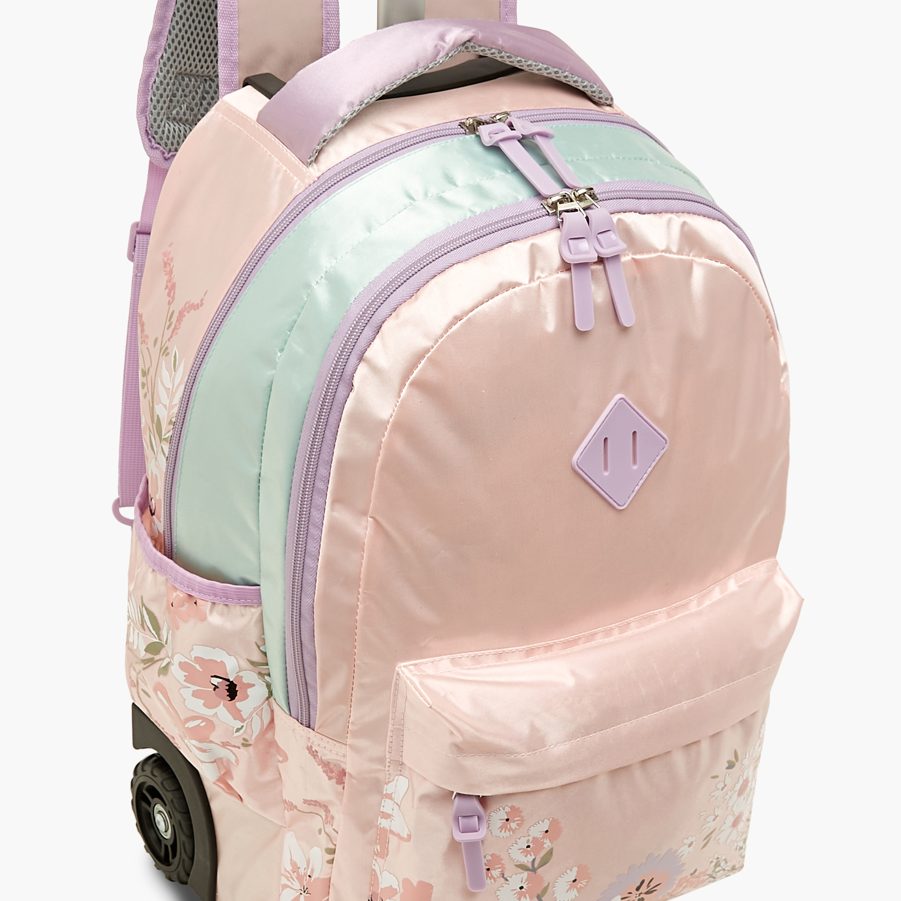 Justice mermaid rolling backpack best sale