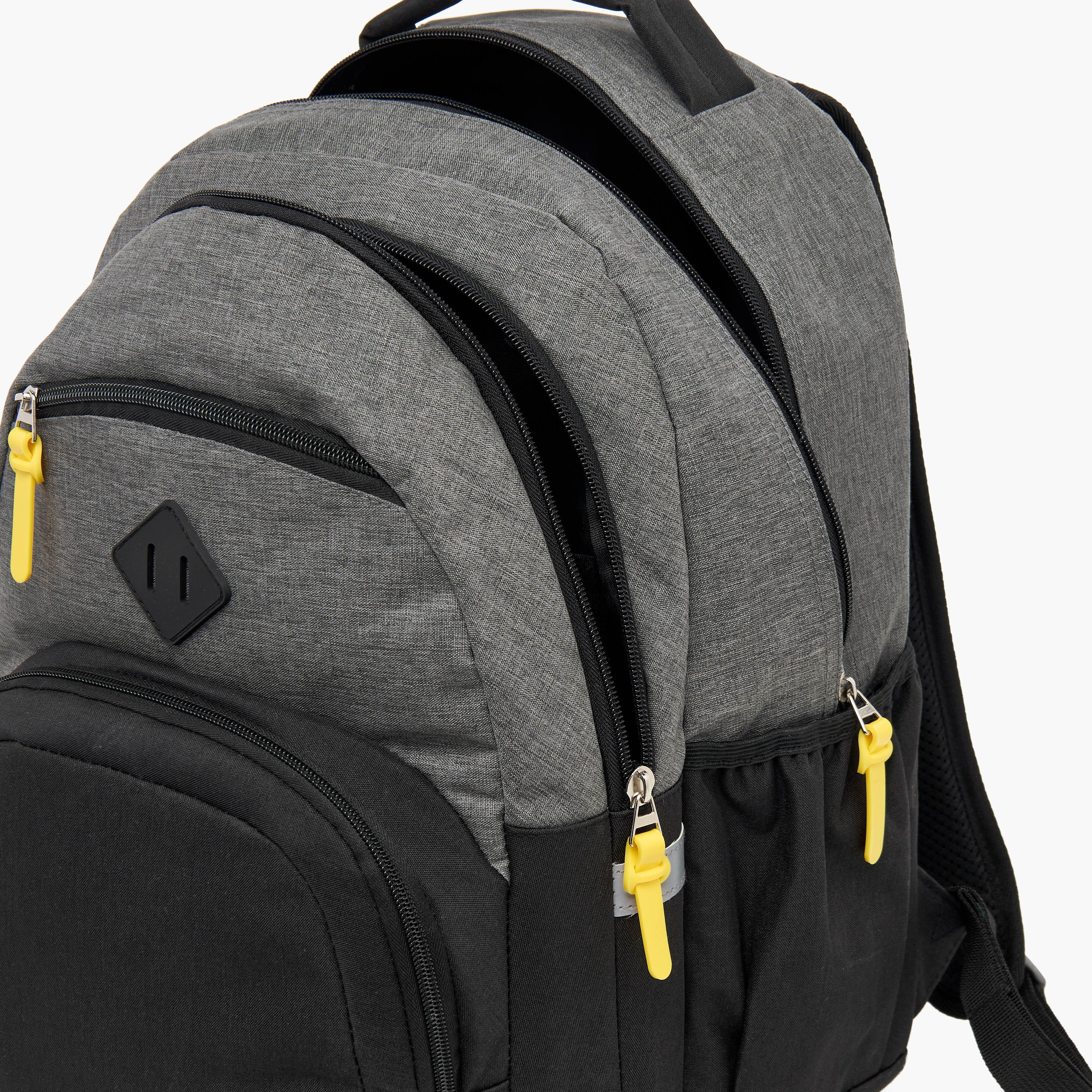 Juniors Colourblock Backpack with Adjustable Straps and Zip Closure - 18 inches-school-bagsandbackpacks-backpacks-image-10