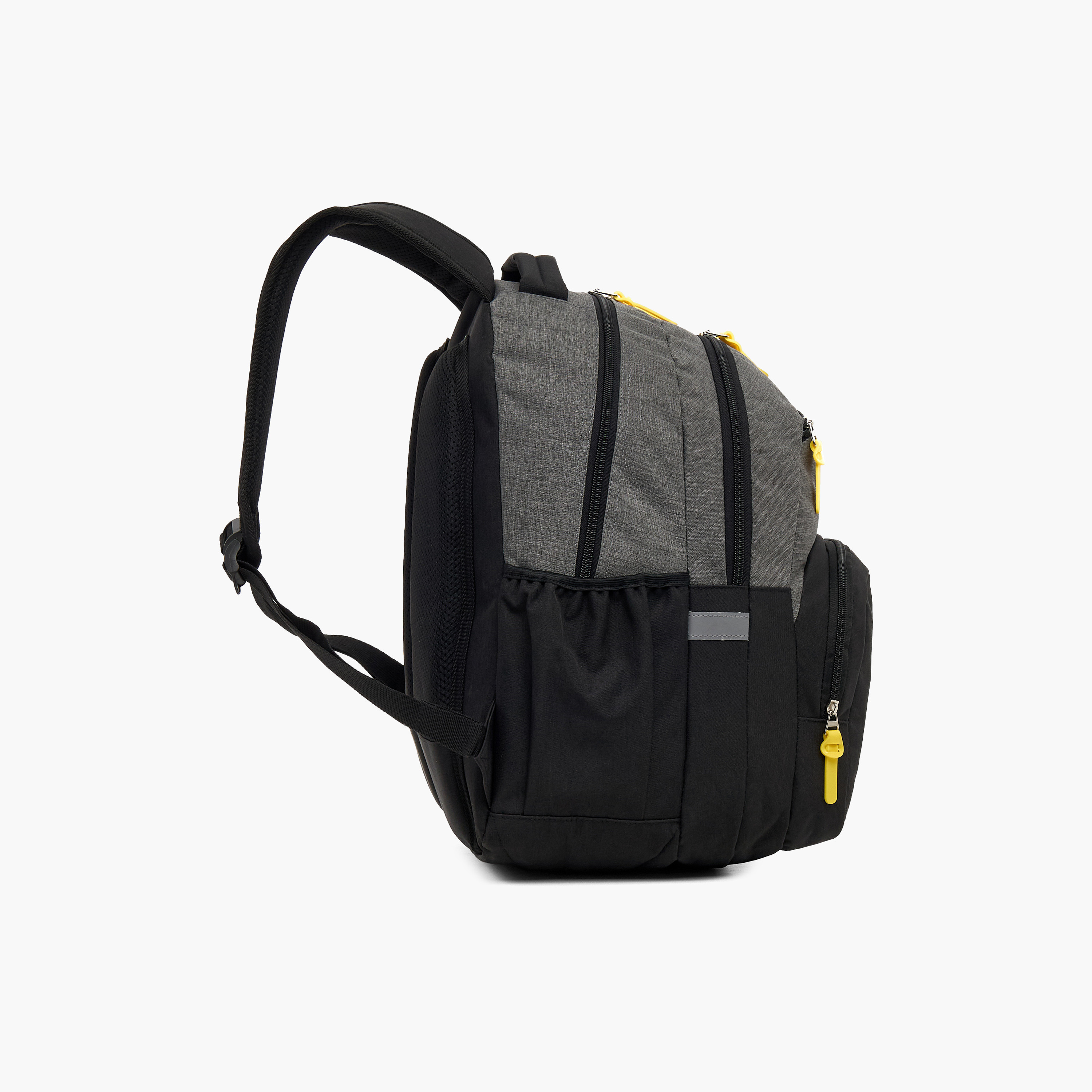 Juniors Colourblock Backpack with Adjustable Straps and Zip Closure - 18 inches-school-bagsandbackpacks-backpacks-image-3