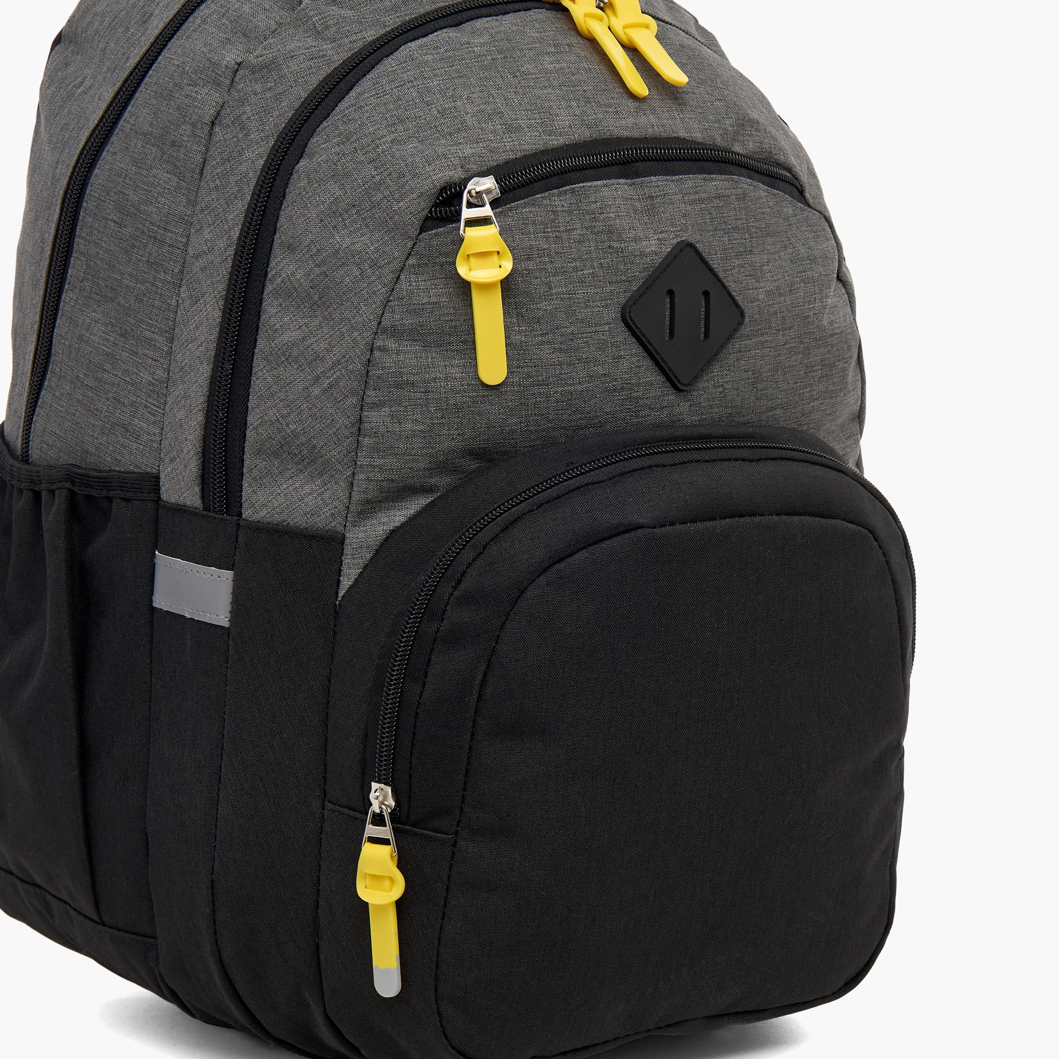 Juniors Colourblock Backpack with Adjustable Straps and Zip Closure - 18 inches-school-bagsandbackpacks-backpacks-image-7