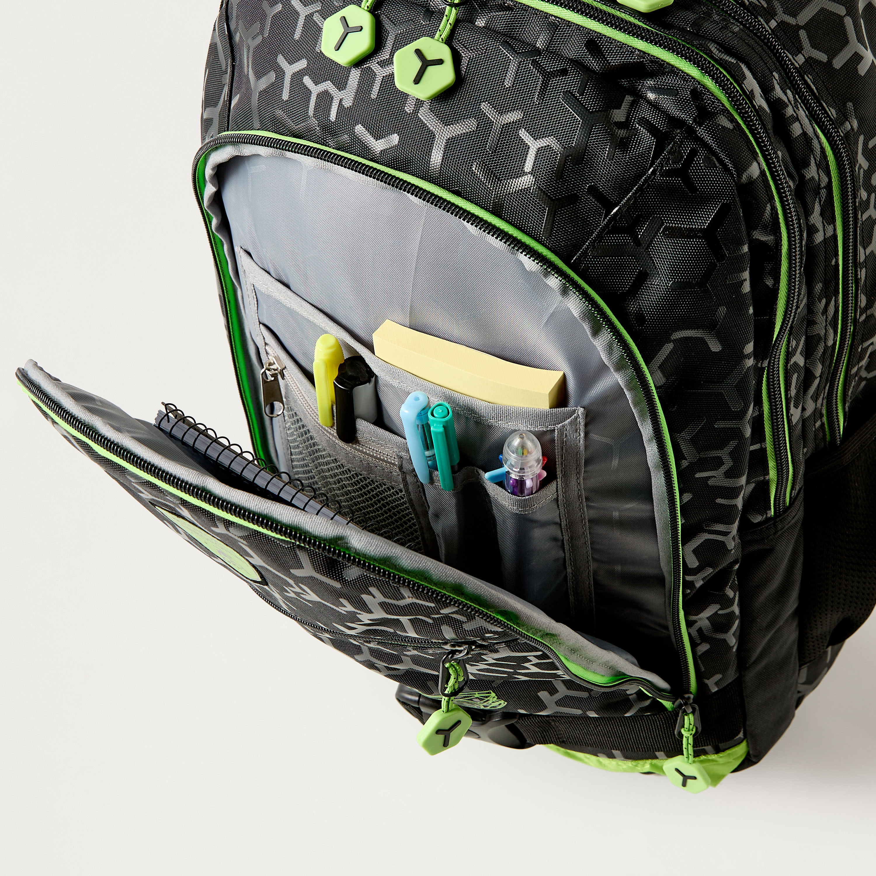 Lamborghini All-Over Print Softcase Trolley Bag with Retractable Handle and Wheels-cpkids-backtoschool-schoolbagsandbackpacks-trolleybags-image-9