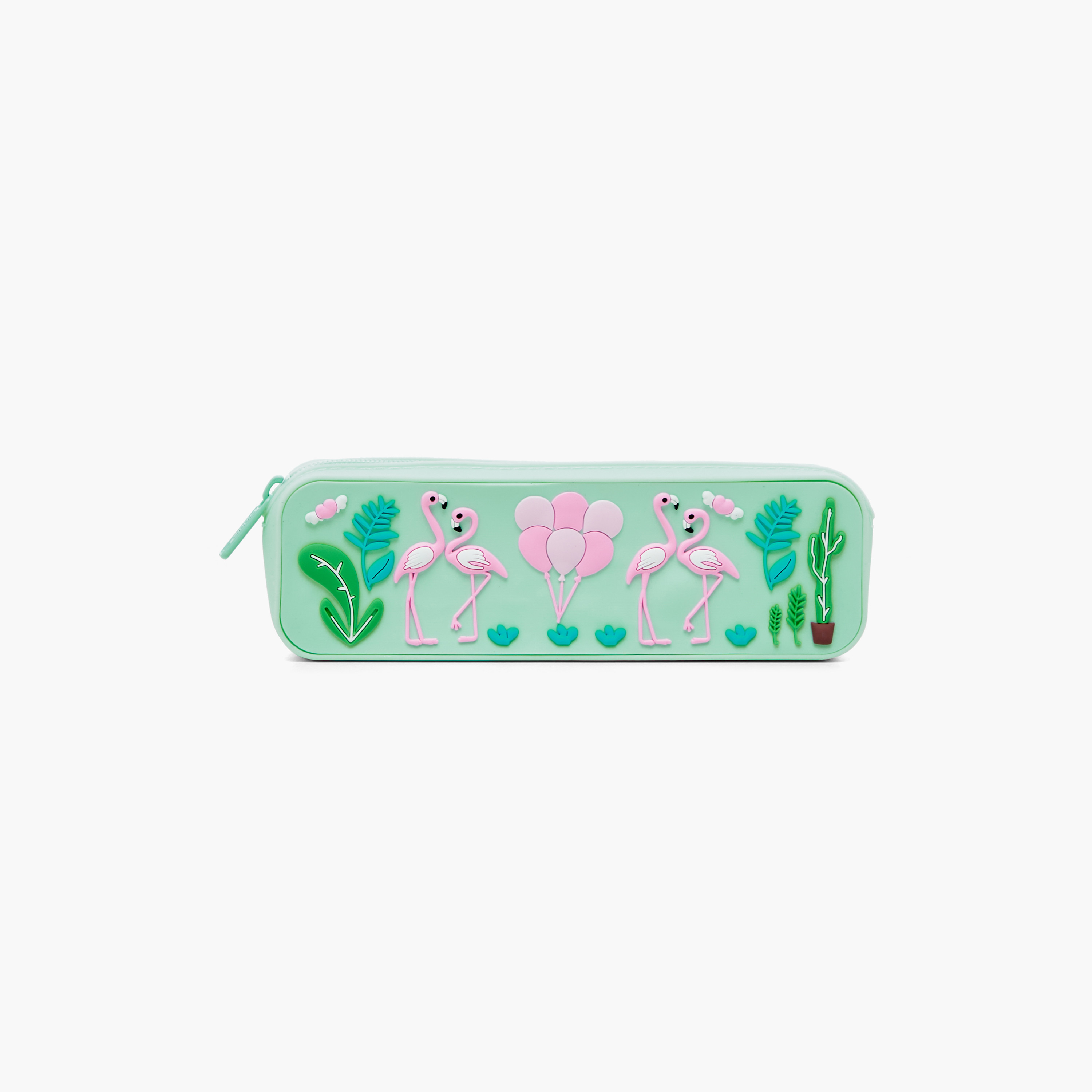 Juniors Flamingo Embossed Pencil Case-school-stationery-pencilcases-image-1