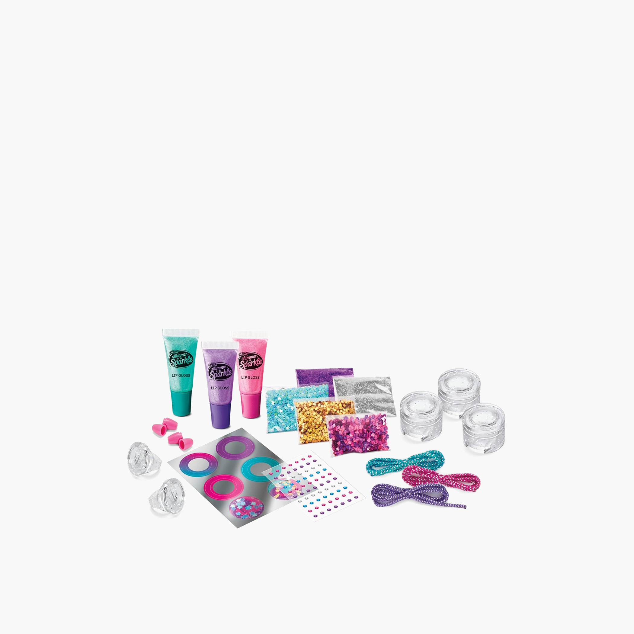 Shimmer N Sparkle Glitter & Gem Lip Gloss Locket Craft Set-toys-roleplay-makeupandcosmeticsets-image-2