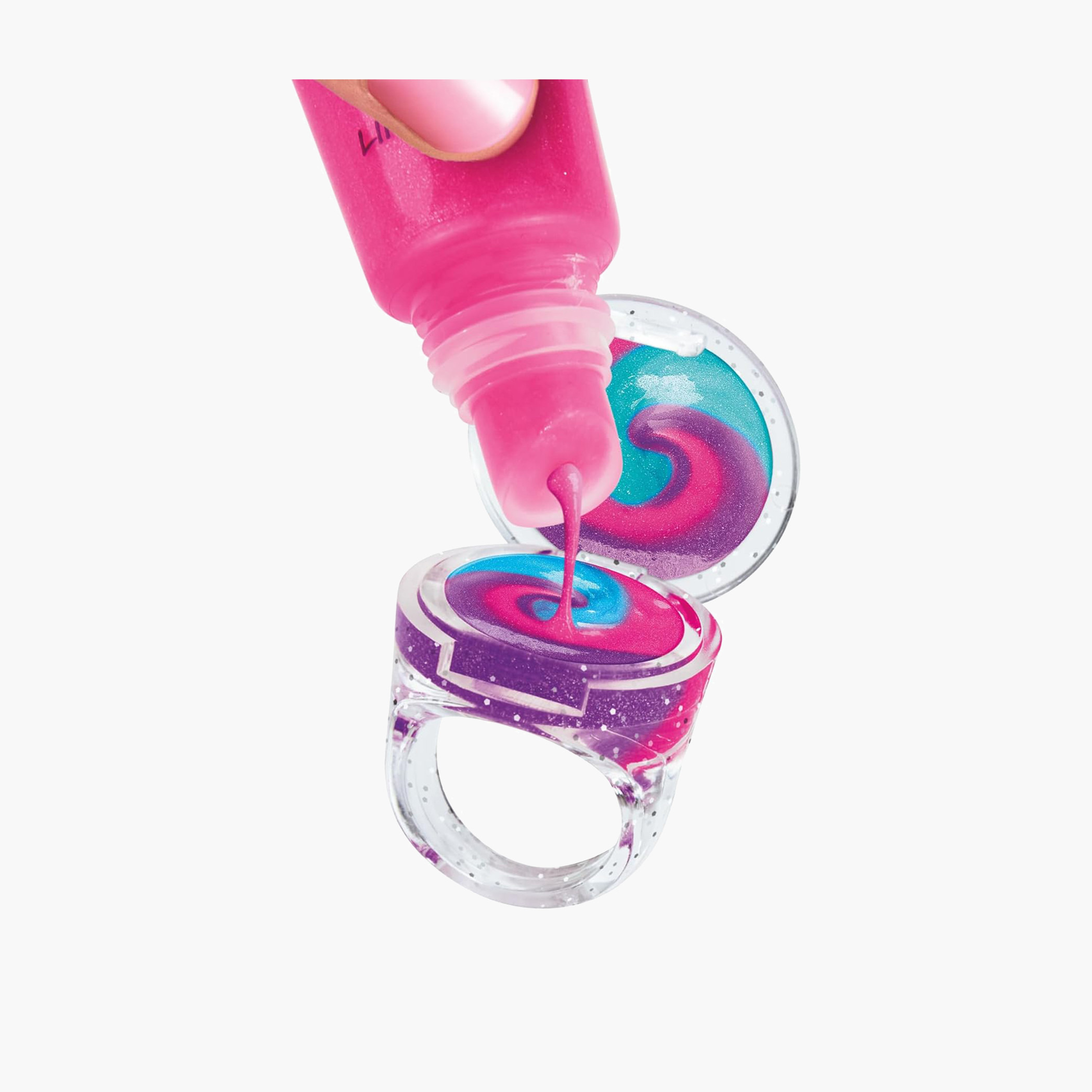 Shimmer N Sparkle Glitter & Gem Lip Gloss Locket Craft Set-toys-roleplay-makeupandcosmeticsets-image-3