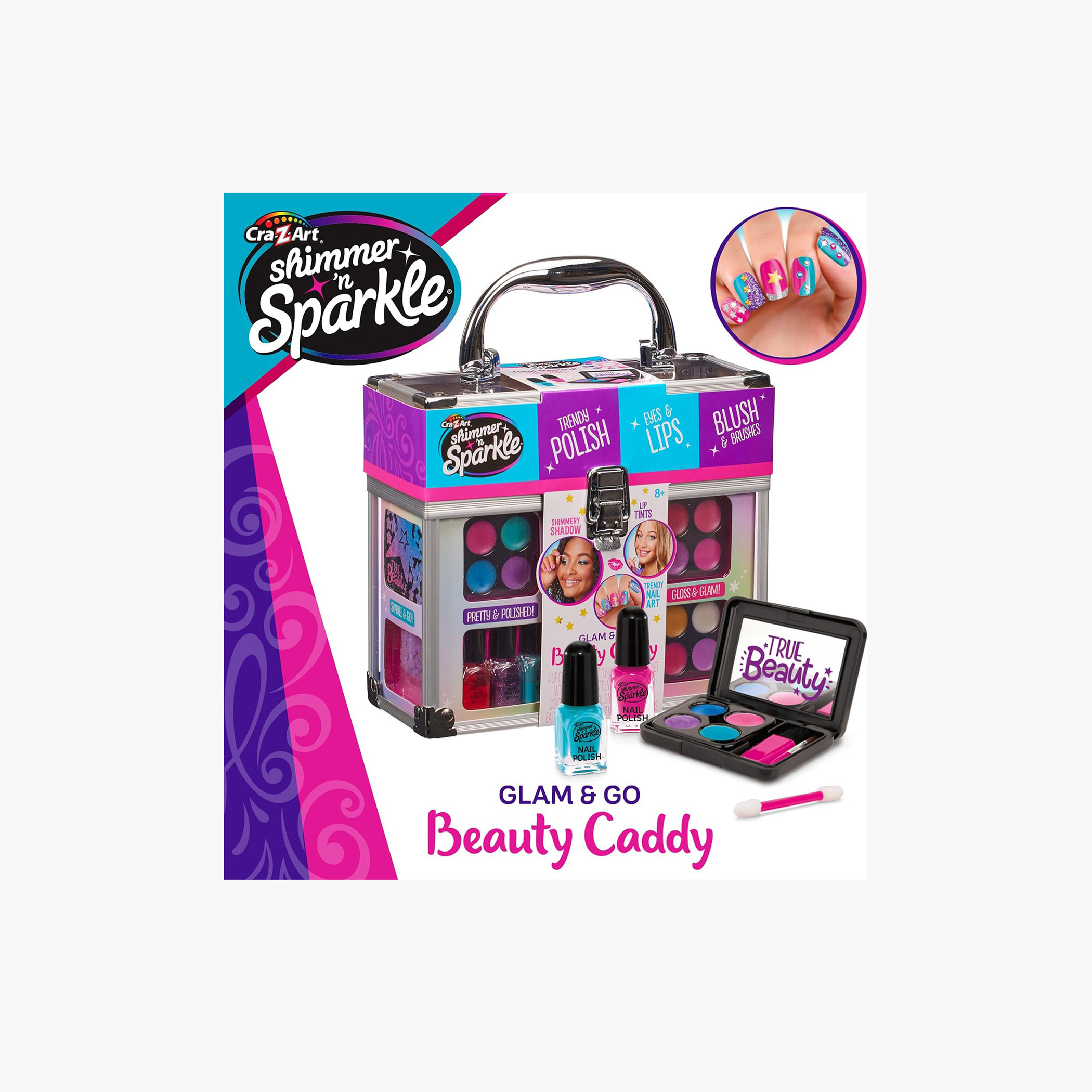 Shimmer N Sparkle Glam and Go Beauty Caddy Playset-toys-roleplay-makeupandcosmeticsets-image-1