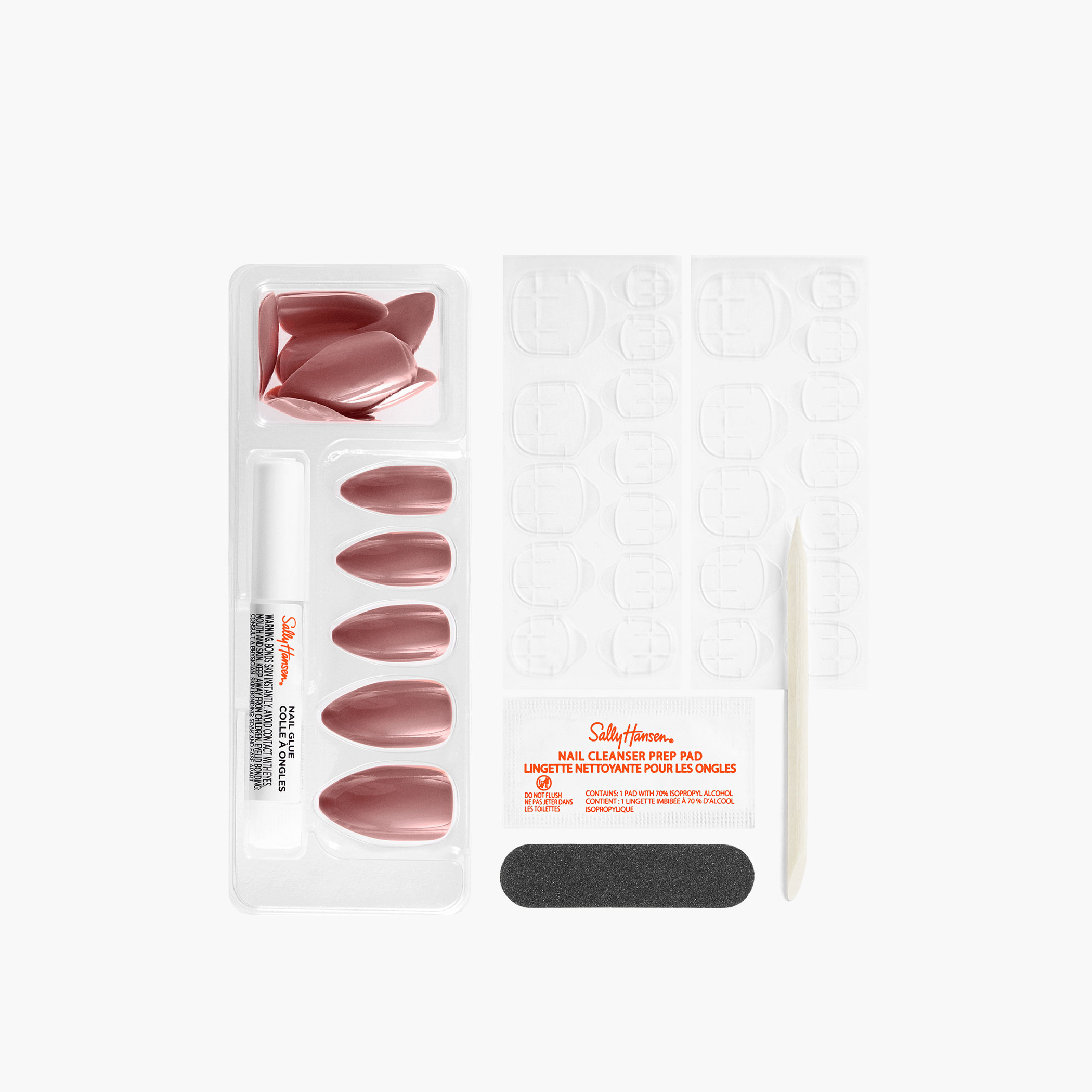 Sally Hansen Salon Effects Perfect Manicure 24-Piece Almond Shaped Nails Set-beautyandpersonalcare-makeup-nails-artificialnails-image-2