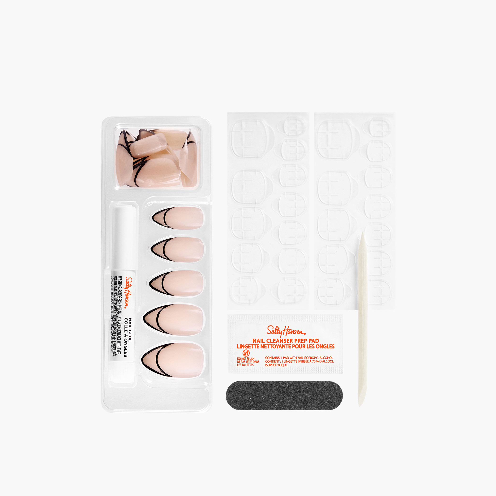 Sally Hansen Salon Effects Perfect Manicure 24-Piece Almond Shaped Nails Set-beautyandpersonalcare-makeup-nails-artificialnails-image-2