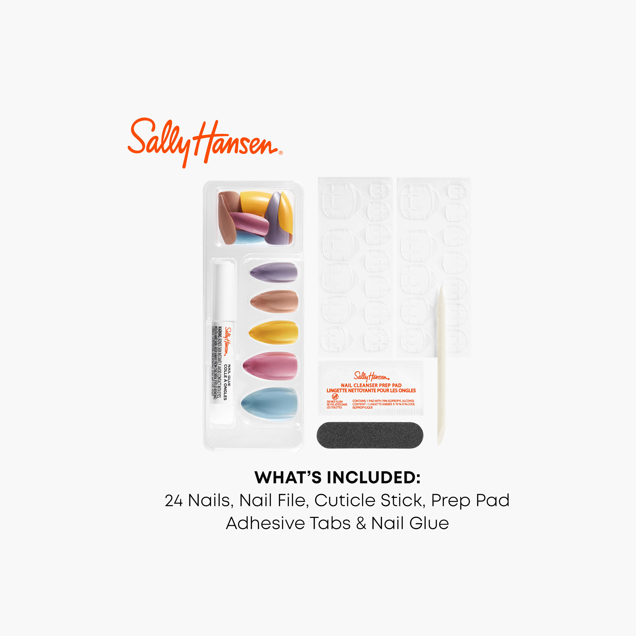 Sally Hansen Salon Effects Perfect Manicure 24-Piece Almond Shaped Nails Set-beautyandpersonalcare-makeup-nails-artificialnails-image-5