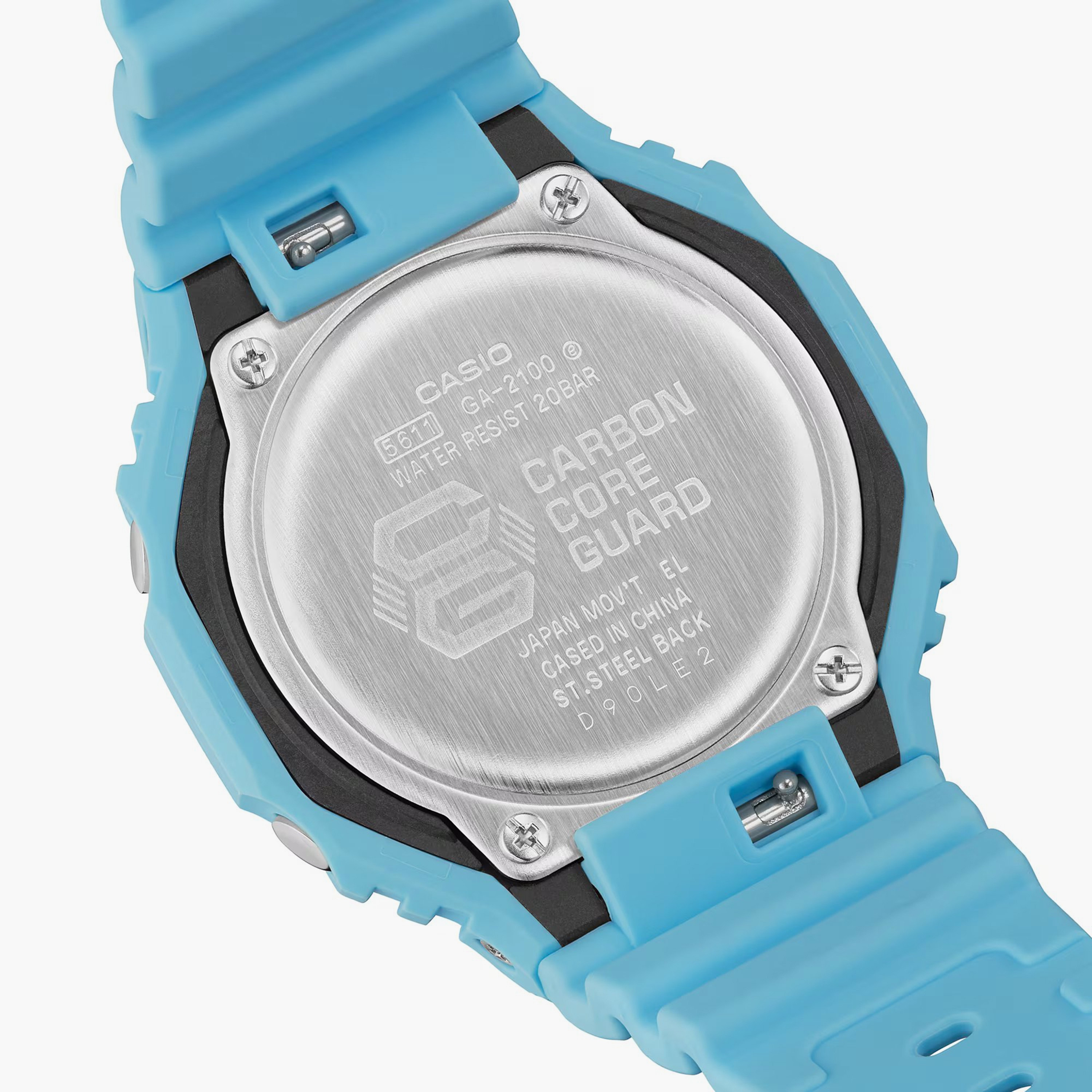  DWE-5600PR-2DR | ساعة رقمية للرجال متعددة الألوان بسوار الراتنج مع إطار وحزام إضافي -men-watchesandjewellery-watches-image-3