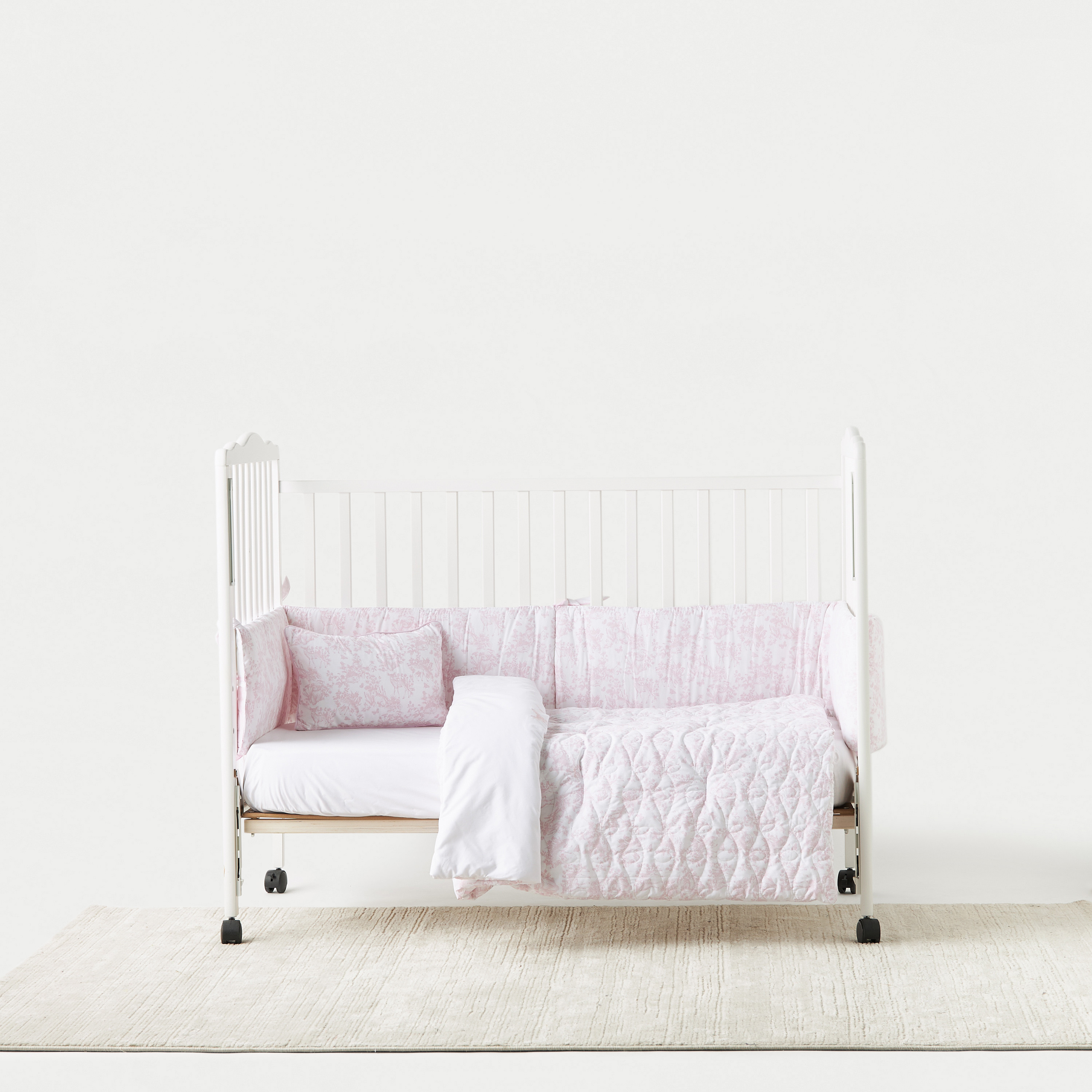 Nini Floral Print 4-Piece Bedding Set - 66x55 cm-baby-nursery-babybedding-image-2