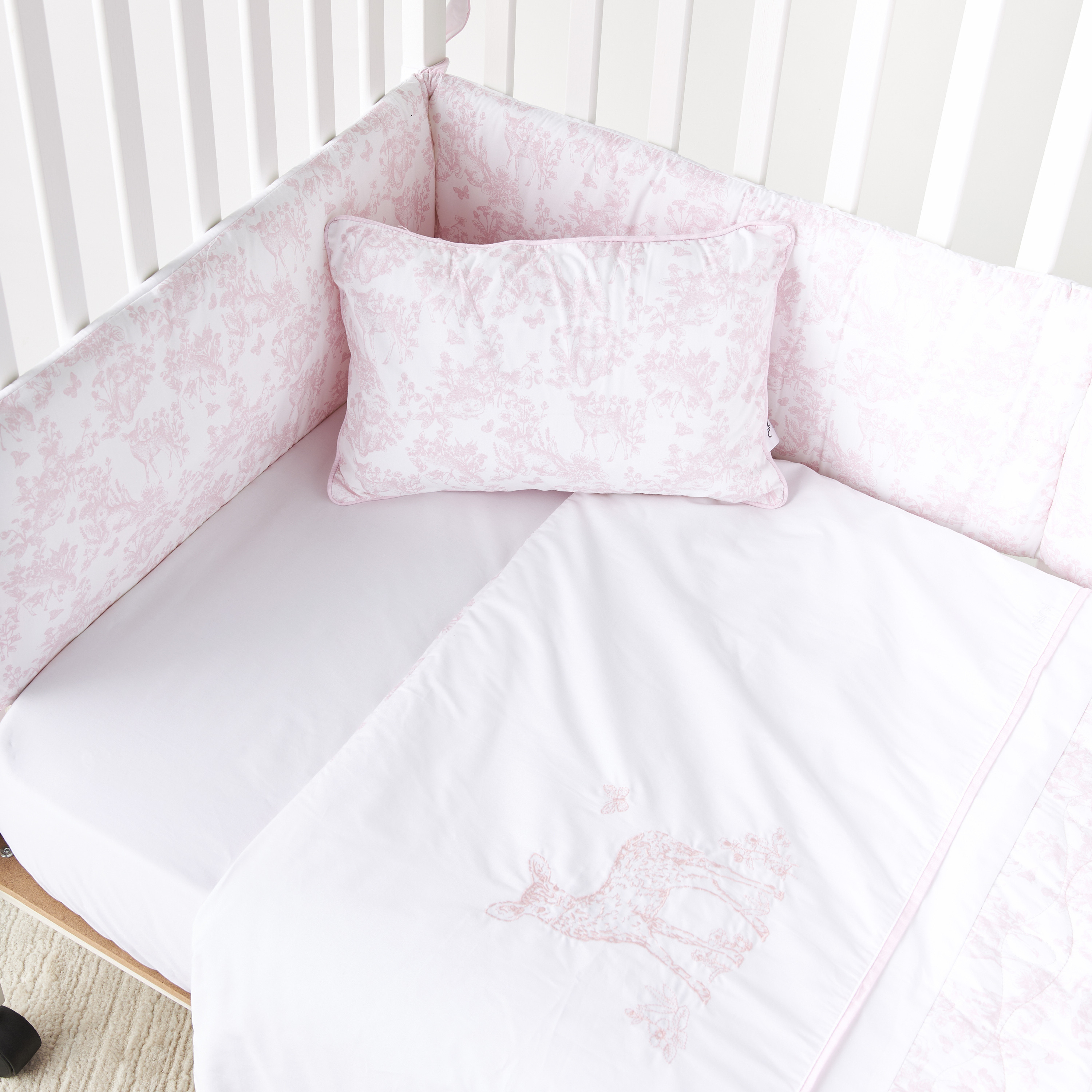Nini Floral Print 4-Piece Bedding Set - 66x55 cm-baby-nursery-babybedding-image-3
