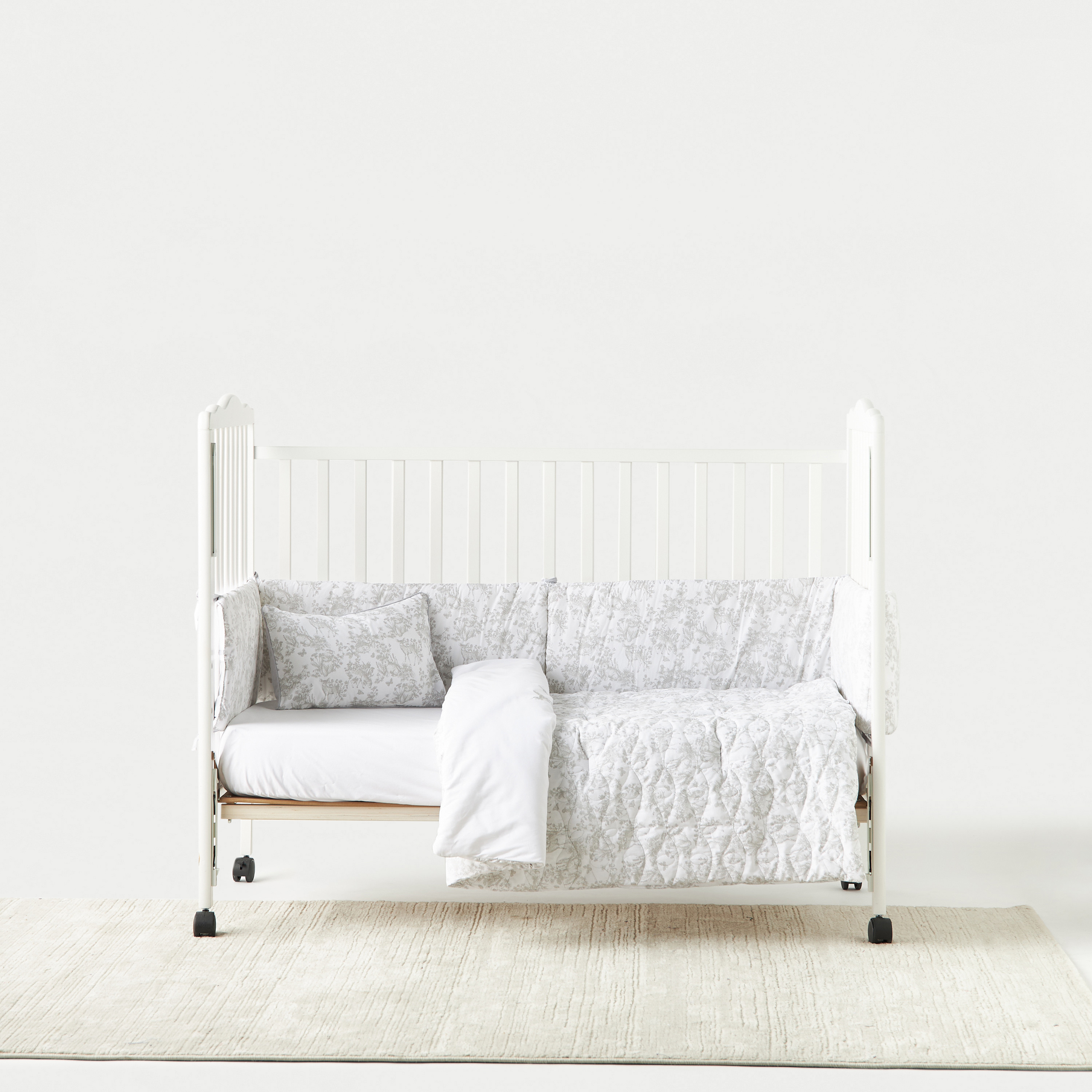 Nini Floral Print 4-Piece Bedding Set - 66x55 cm-baby-nursery-babybedding-image-2