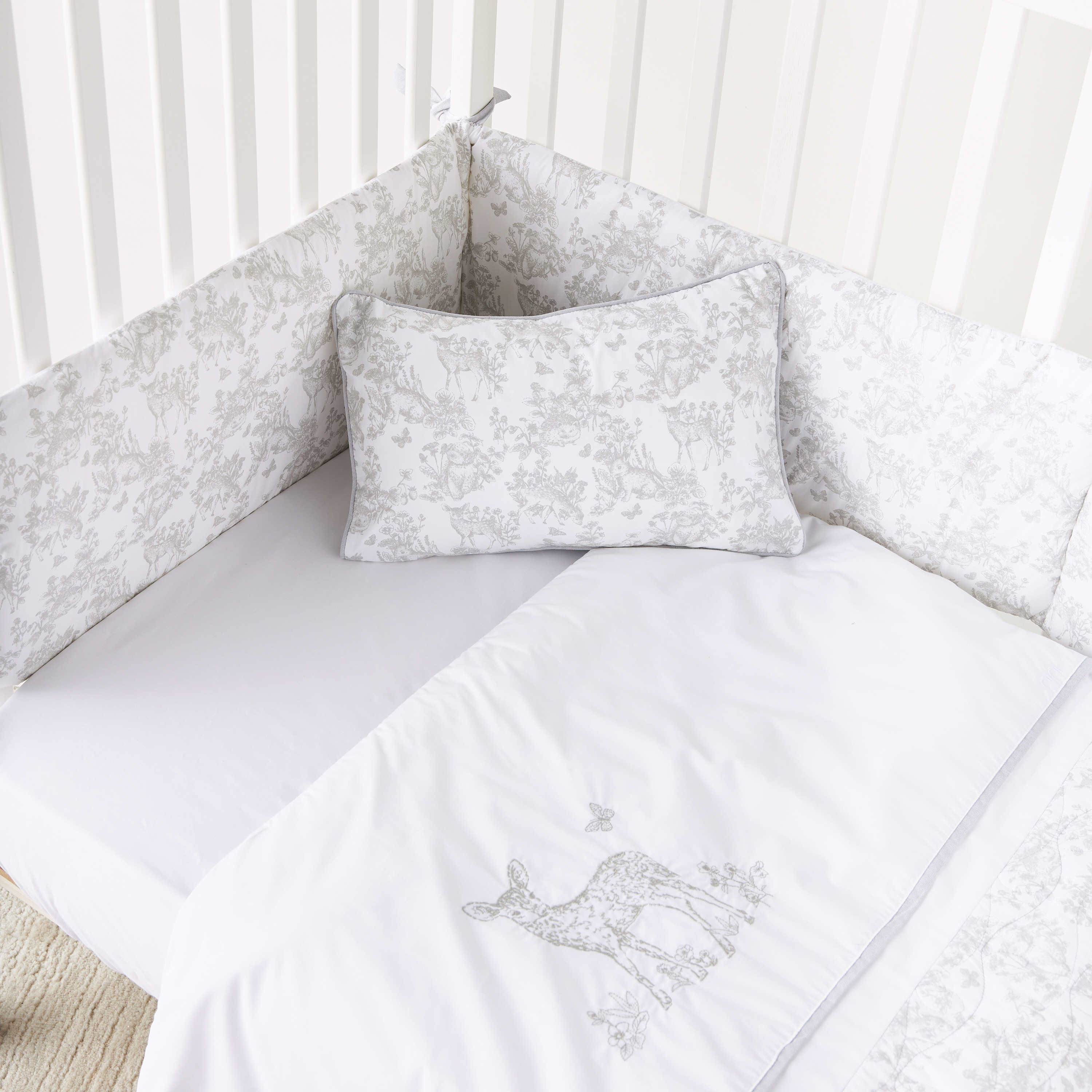 Nini Floral Print 4-Piece Bedding Set - 66x55 cm-baby-nursery-babybedding-image-3