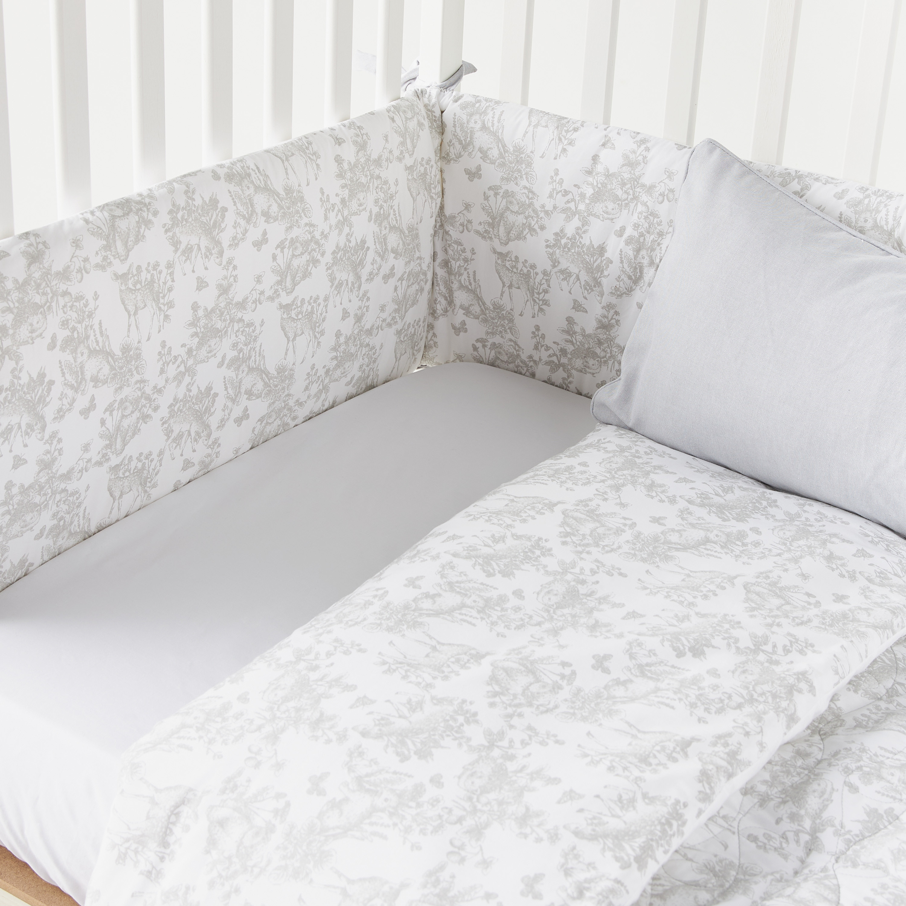 Nini Floral Print 4-Piece Bedding Set - 66x55 cm-baby-nursery-babybedding-image-4