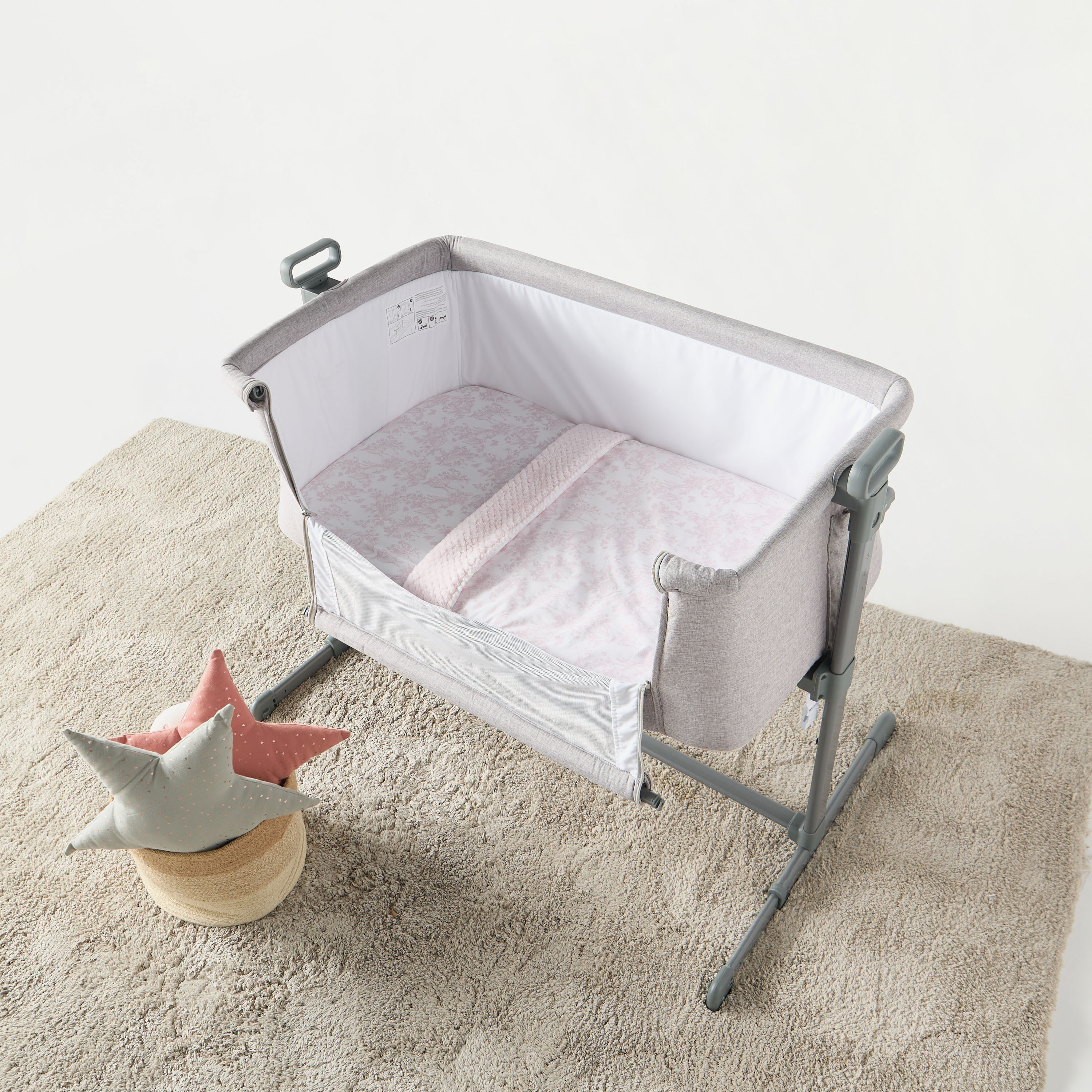 Nini 3-Piece Bassinet Bedding Set - 50x80x7 cm-baby-nursery-babybedding-image-1