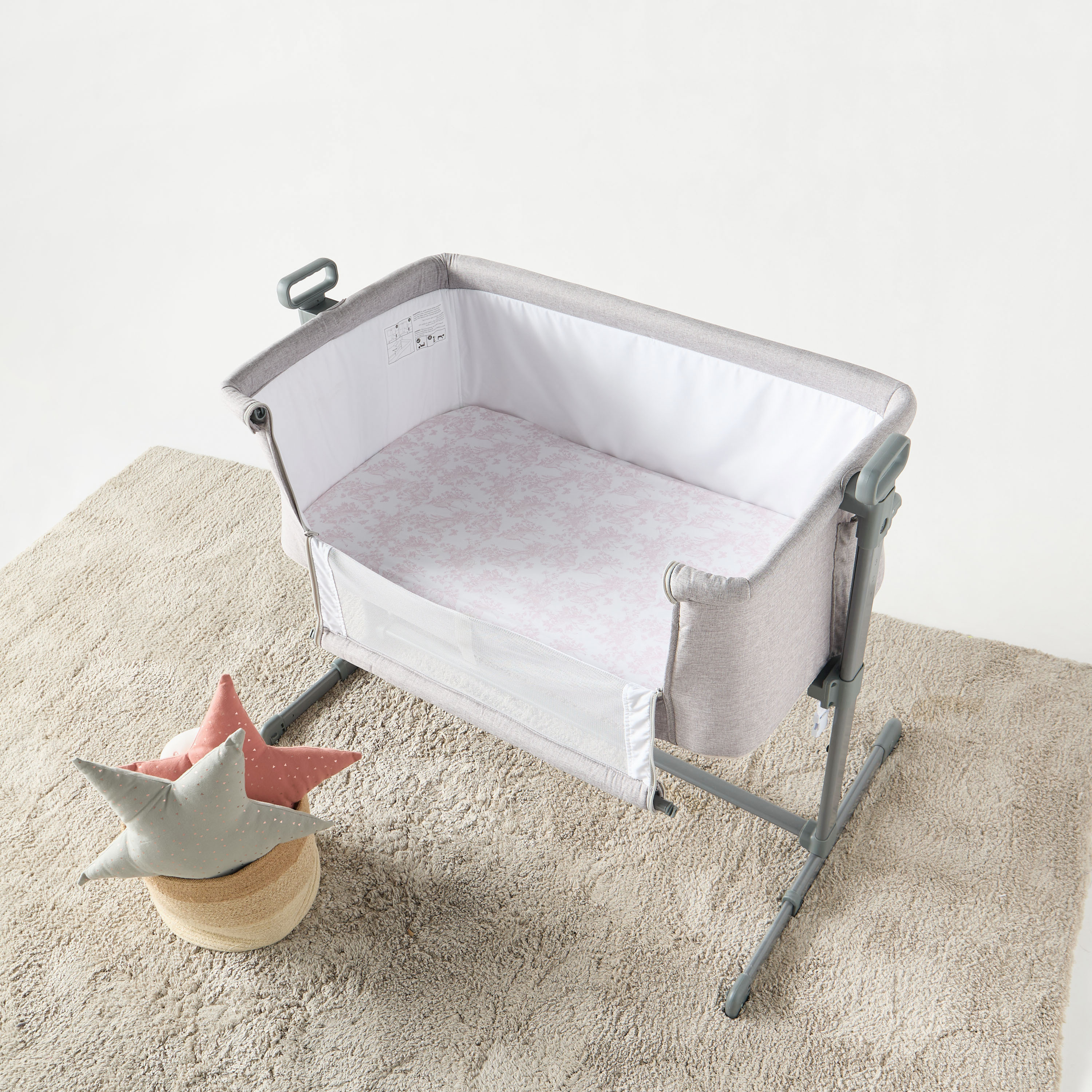 Nini 3-Piece Bassinet Bedding Set - 50x80x7 cm-baby-nursery-babybedding-image-2