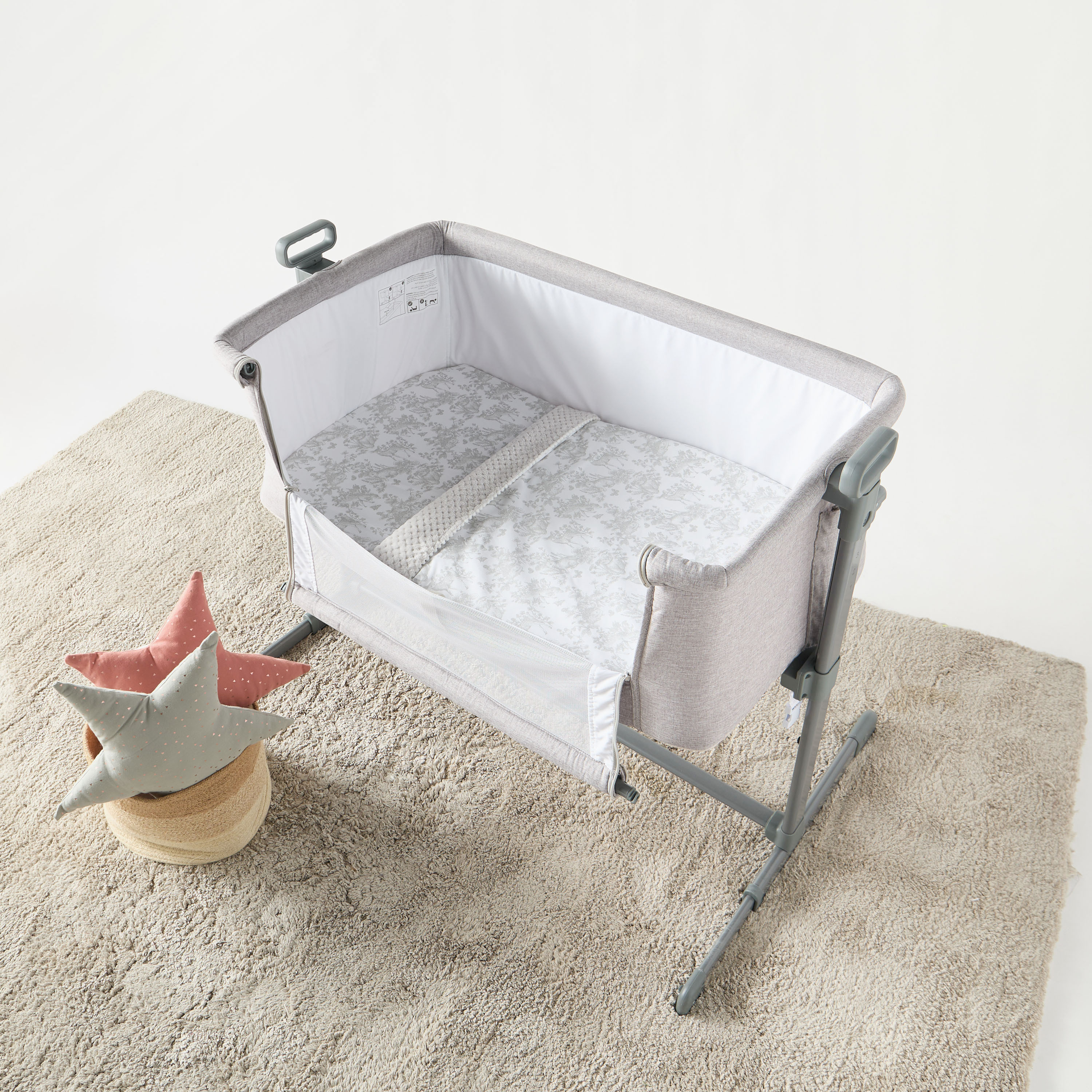 Nini Aura Grandeur 4-Piece Bassinet Bedding Set-baby-nursery-babybedding-image-1