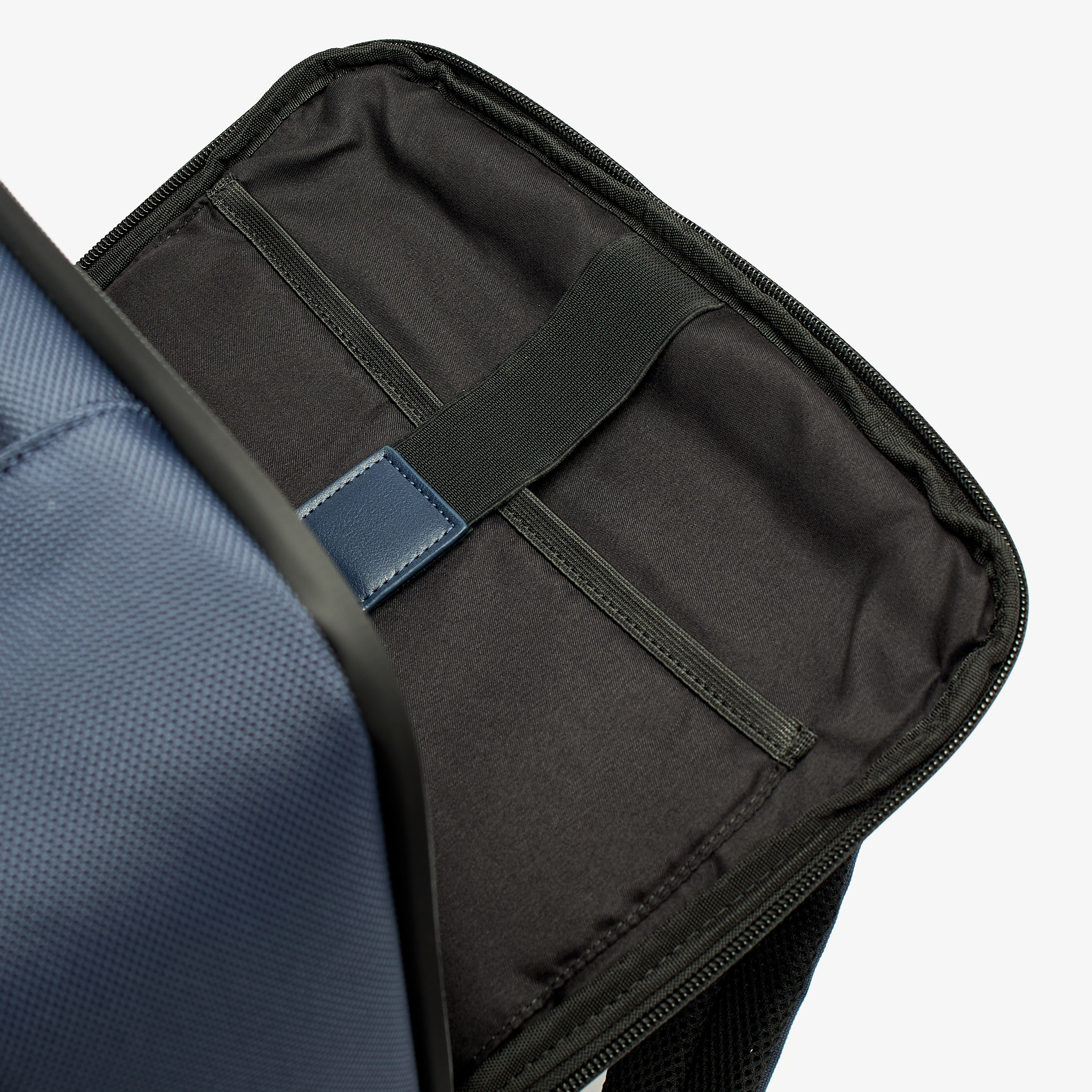 Duchini Solid Backpack with Adjustable Straps and Zip Closure-men-bags-image-5