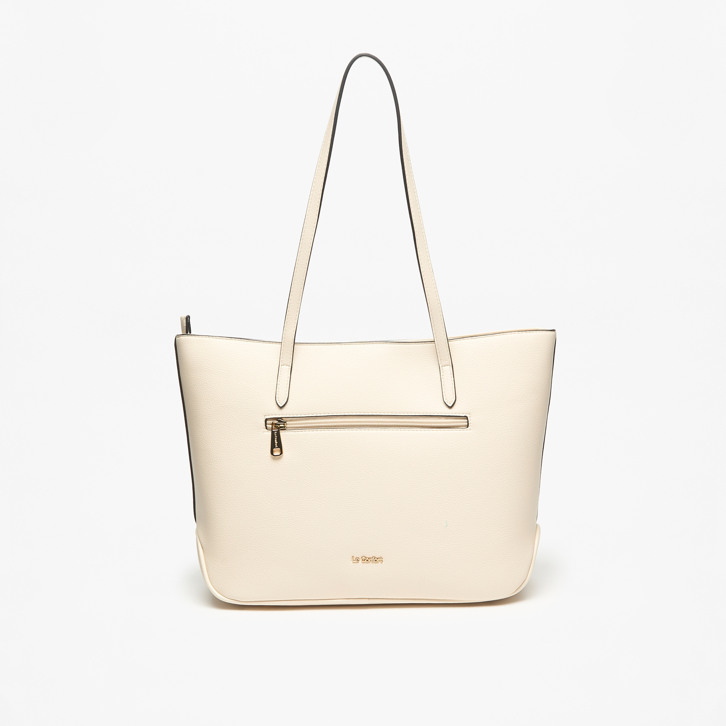 شنطة توتي سادة بسحاب إغلاق وجيب أمامي من لو كونفورت-women-bagsandwallets-handbags-image-3