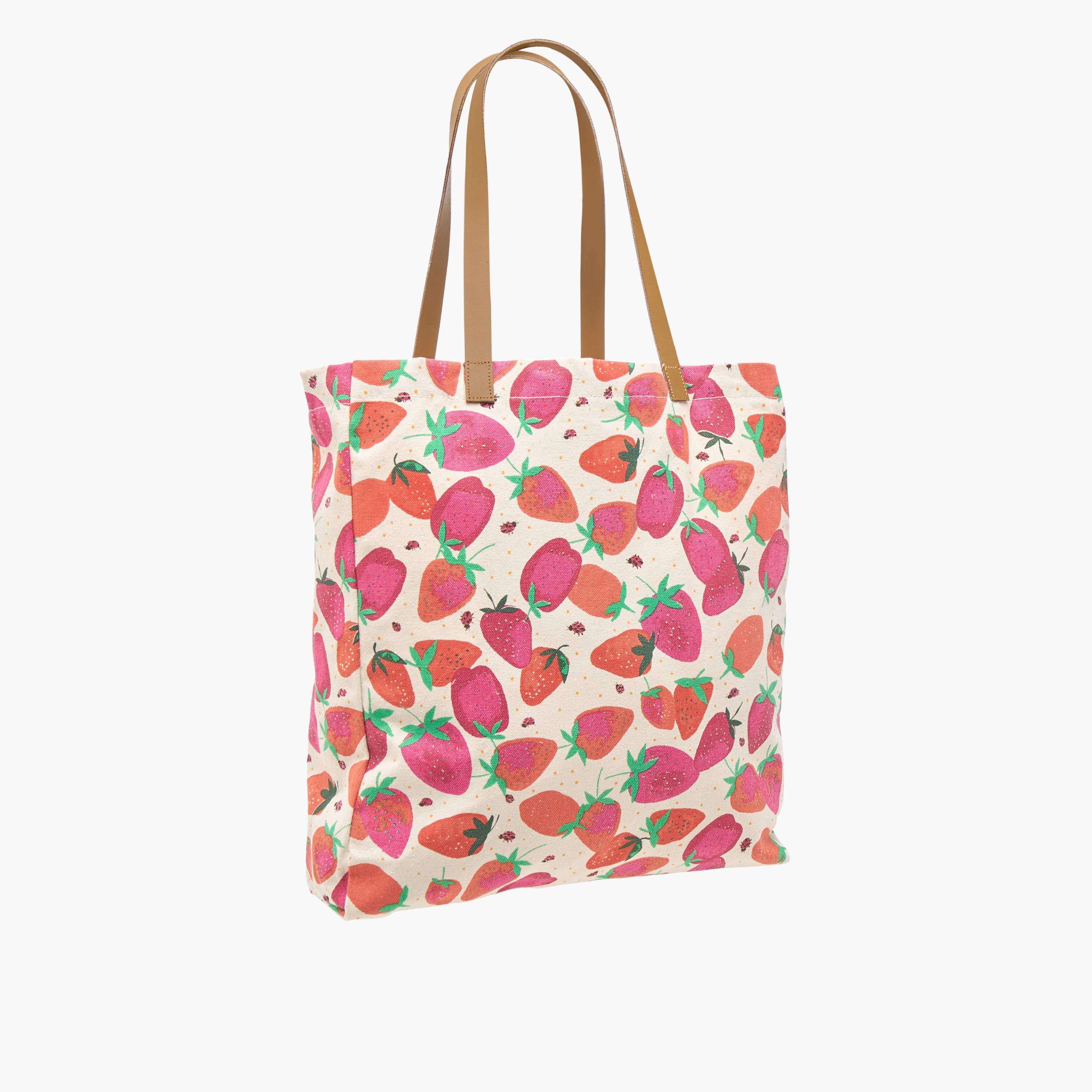 شنطة توتي بمقابض مزدوجة وطبعات فراولة-women-bagsandwallets-handbags-image-4
