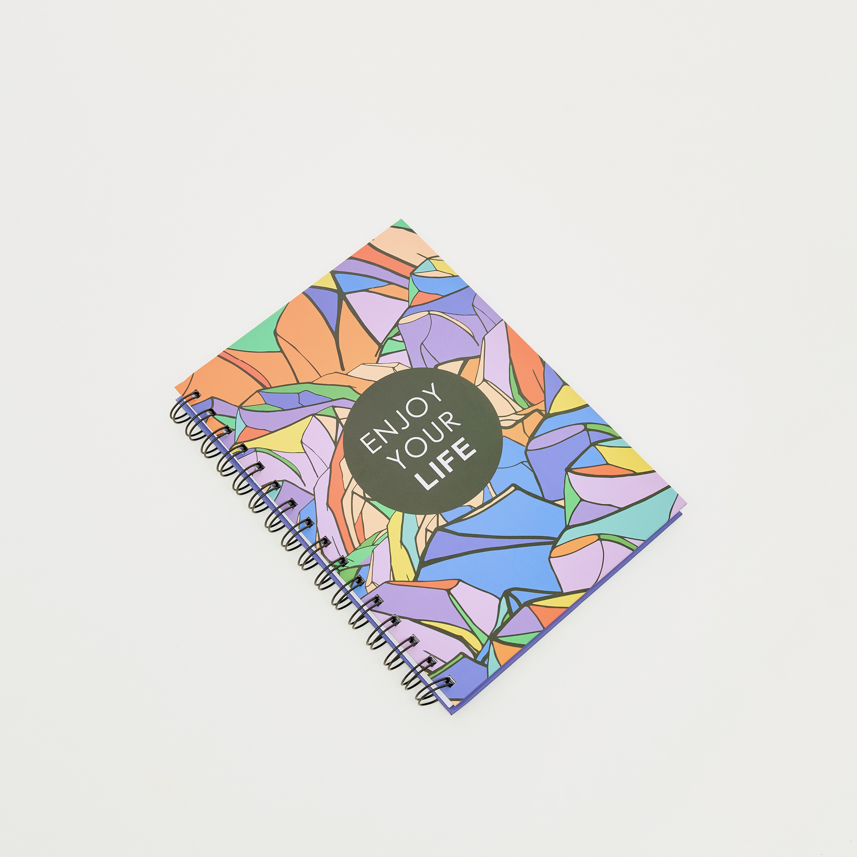 Slogan Print 80-Sheet Spiral A5 Notebook-school-stationery-notebooks-image-2