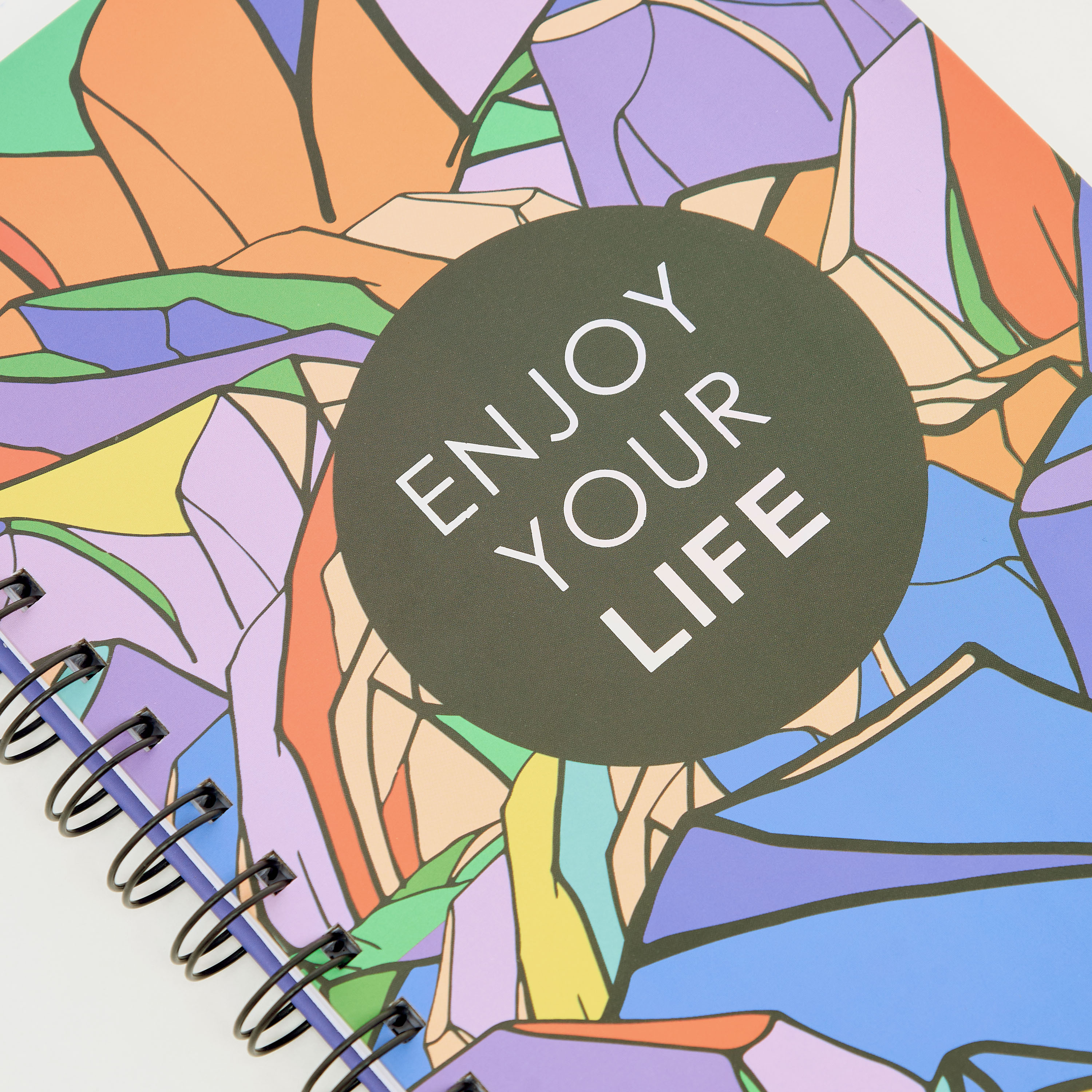 Slogan Print 80-Sheet Spiral A5 Notebook-school-stationery-notebooks-image-3