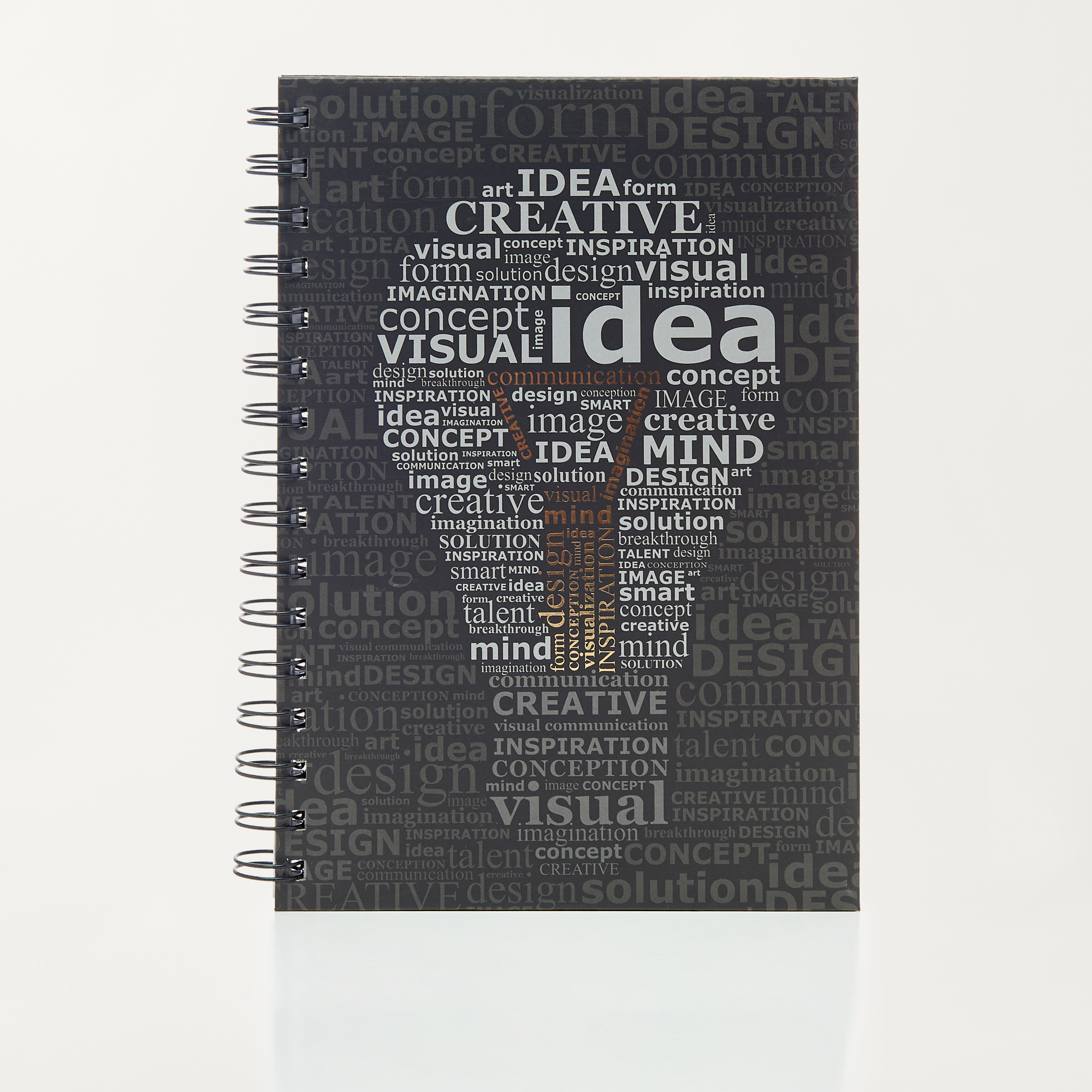 Typographic Print 80-Sheet Spiral A5 Notebook-school-stationery-notebooks-image-1