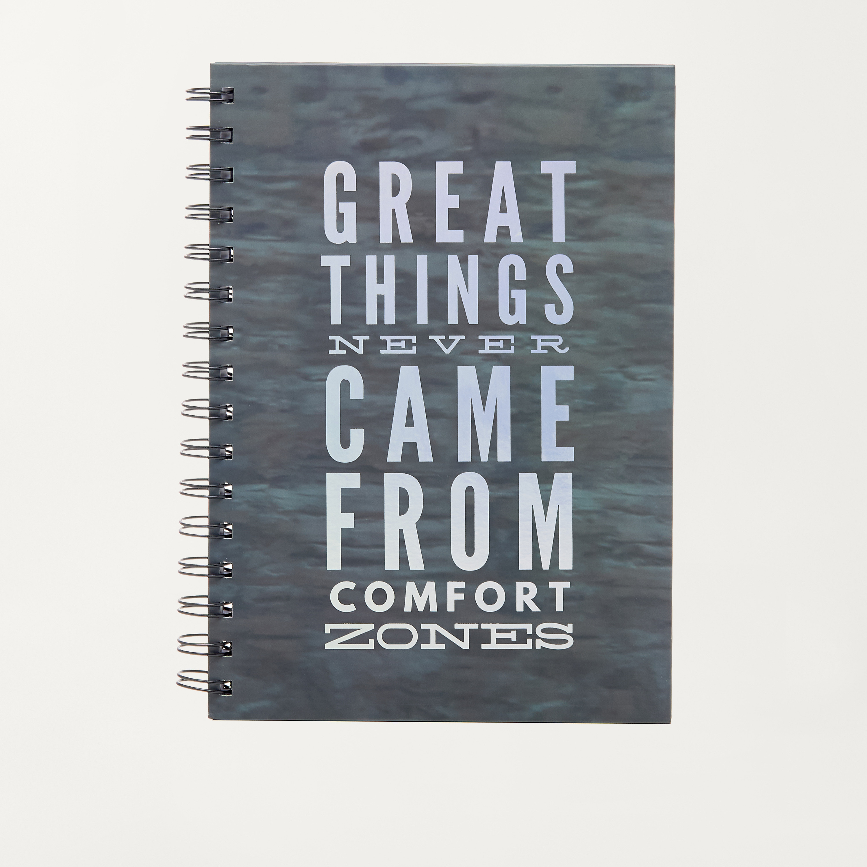Slogan Print 80-Sheet Spiral A5 Notebook-school-stationery-notebooks-image-1