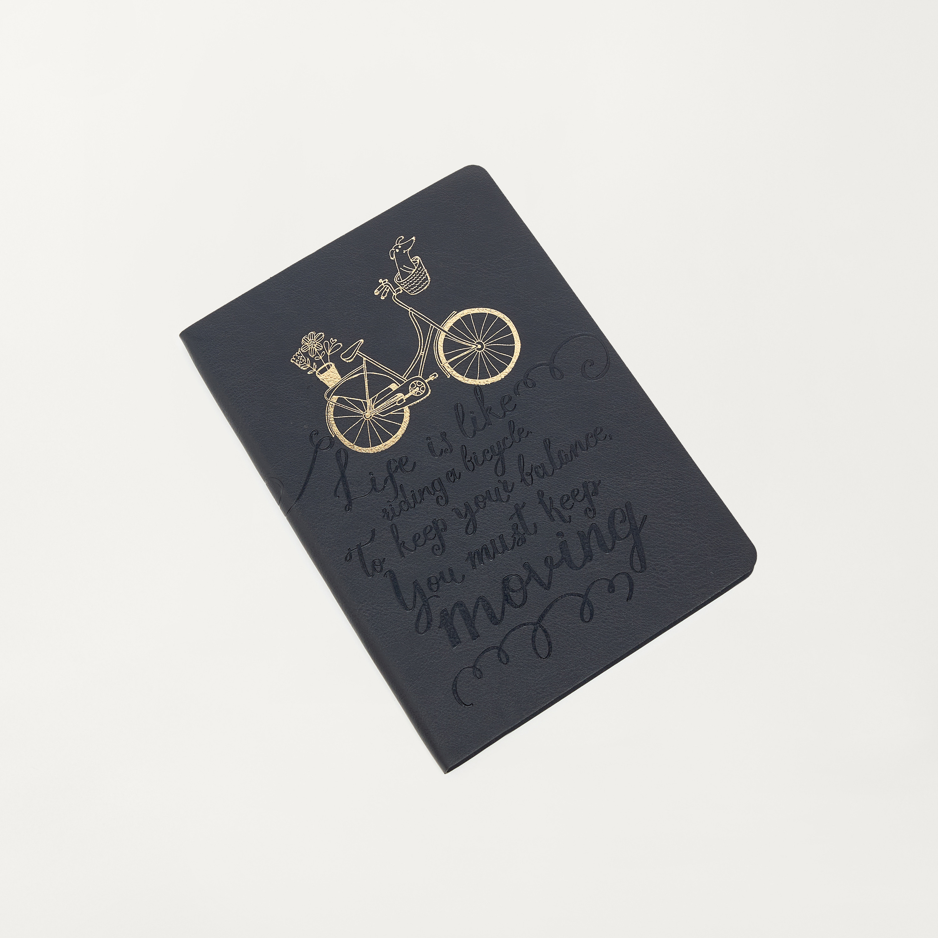 Slogan Embossed 80-Sheet Soft Cover A5 Journal-school-stationery-planners-image-2