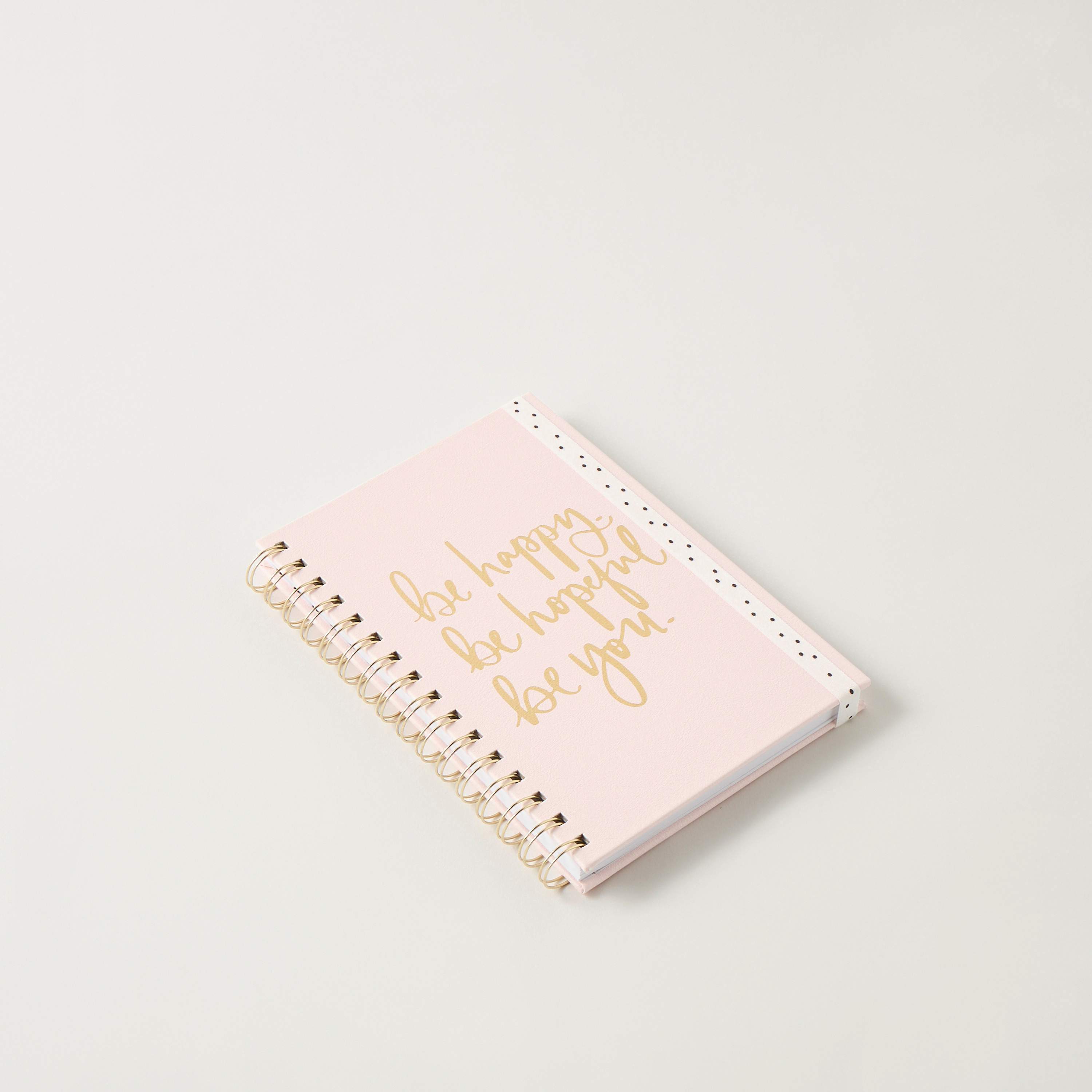 Slogan Print A5 Spiral Notebook-school-stationery-notebooks-image-3